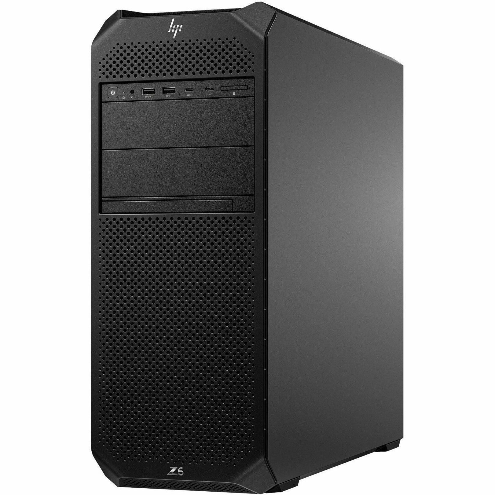 HP Z6 G5 Workstation - 1 x Intel Xeon w5-3425 - 32 GB - 1 TB SSD - Tower - Black - Intel W790 Chip - Serial ATA/600, NVMe Controller - 0, 1, 5, 10 RAID Levels - Gigabit Ethernet — leftmaximum