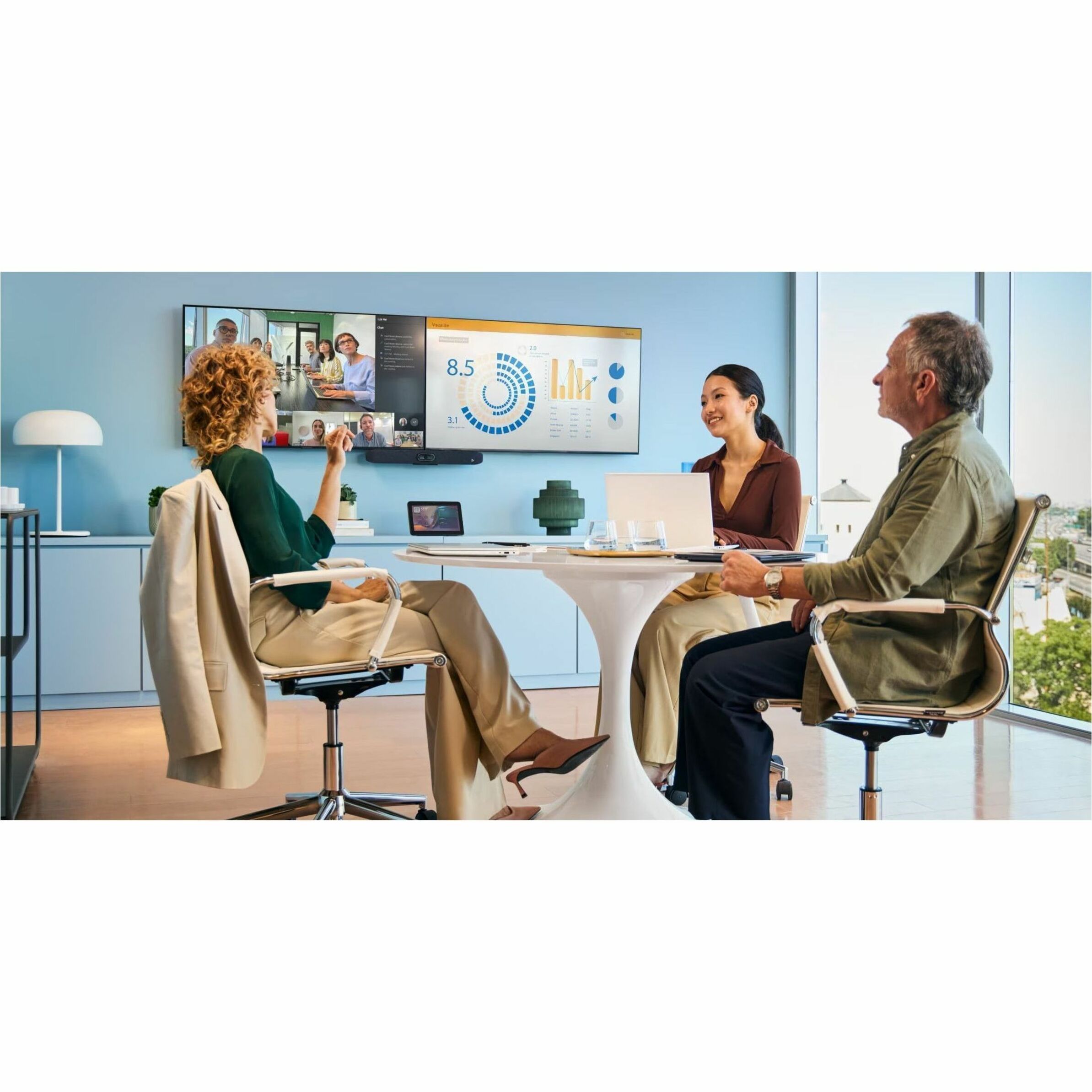 Poly V12 UVB NPS - No Power Supply - For Video Conferencing - USB - No Power Supply — alternate image3