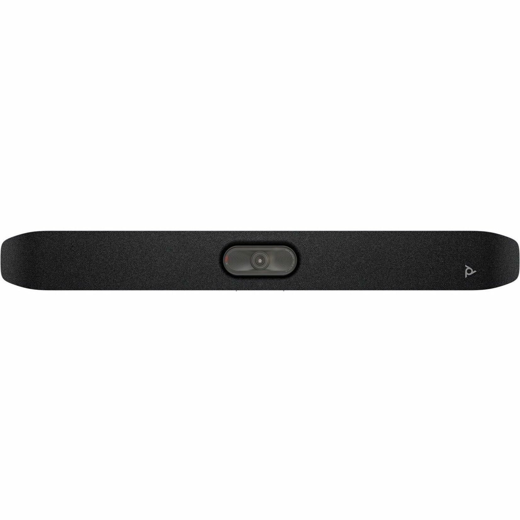 Poly Studio X32 Video Conferencing Camera - 20 Megapixel - USB Type A/USB Type C - TAA Compliant - 4K - 3840 x 2160 Video - 120° Angle - Clamp - Network (RJ-45) - AI-powered - Built-in Speaker — frontmaximum