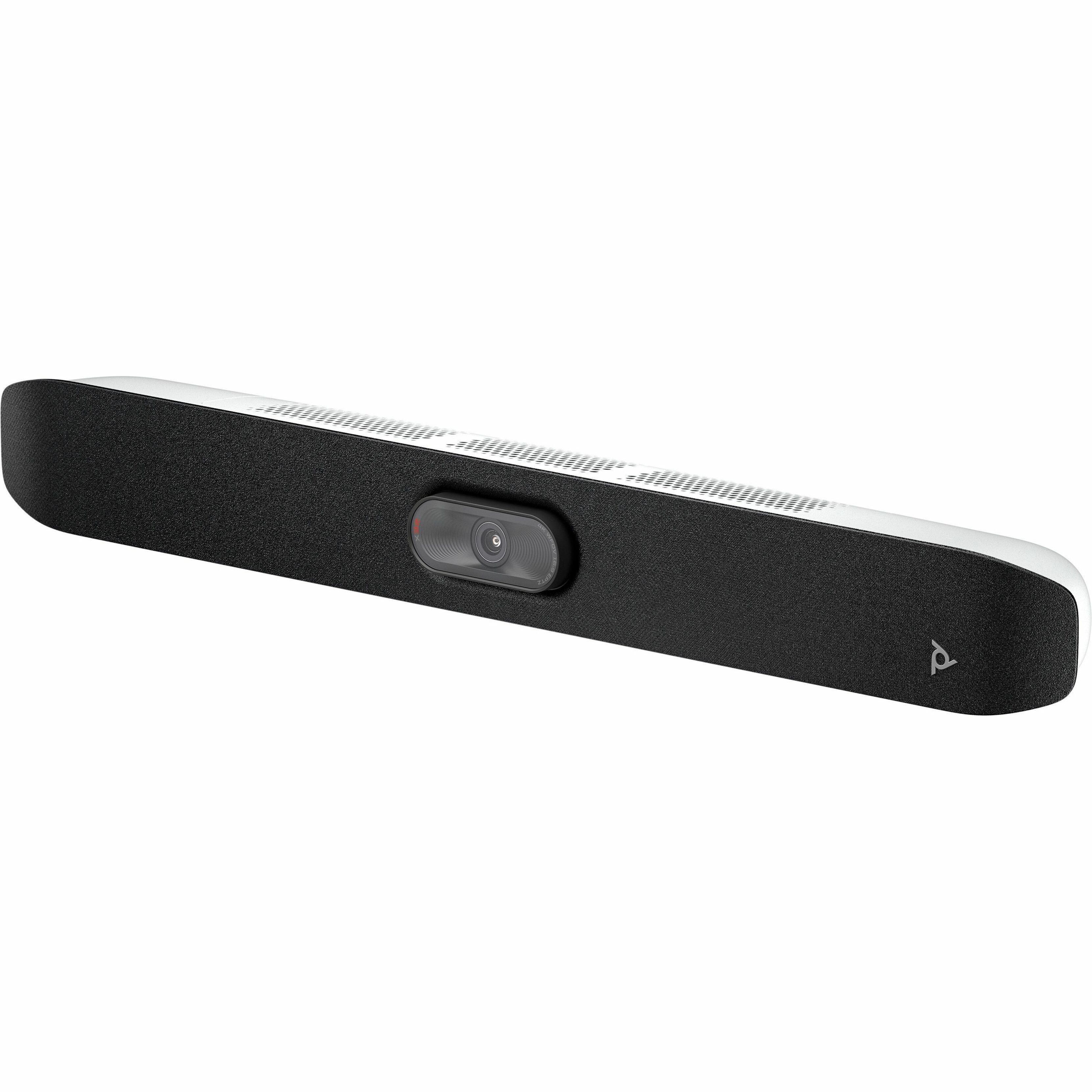 Poly Studio X32 All-In-One Video Bar - No Power Supply - For Video Conferencing, Huddle Space, Meeting Room, Audio Conferencing - Small Room Size Supported - 3840 x 2160 Video (Live) - 3840 x 2160 Video (Content) - H.323, SIP, H.235.6 - 4K - 4K UHD - 30 fps - H.265, H.264 AVC - Siren 22, G.719, Siren 14, G.722.1C, G.722, G.722.1, G.711, G.728, G.729a - 1 x Network (RJ-45) - 1 x HDMI In - 2 x HDMI Out - USB - Gigabit Ethernet - Wireless LAN - Display Mount — alternate image5
