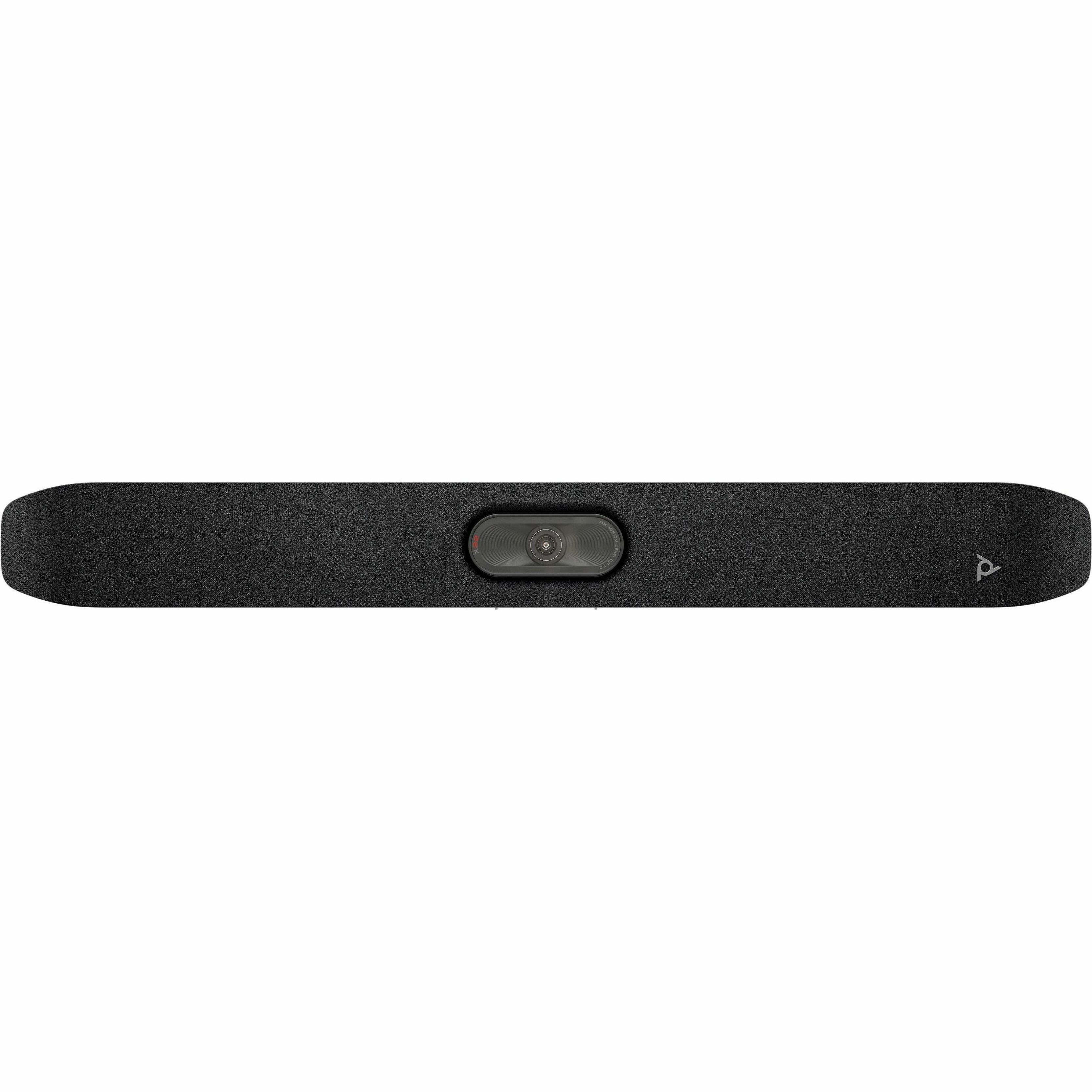 Poly Studio X32 All-In-One Video Bar - No Power Supply - For Video Conferencing, Huddle Space, Meeting Room, Audio Conferencing - Small Room Size Supported - 3840 x 2160 Video (Live) - 3840 x 2160 Video (Content) - H.323, SIP, H.235.6 - 4K - 4K UHD - 30 fps - H.265, H.264 AVC - Siren 22, G.719, Siren 14, G.722.1C, G.722, G.722.1, G.711, G.728, G.729a - 1 x Network (RJ-45) - 1 x HDMI In - 2 x HDMI Out - USB - Gigabit Ethernet - Wireless LAN - Display Mount — alternate image6