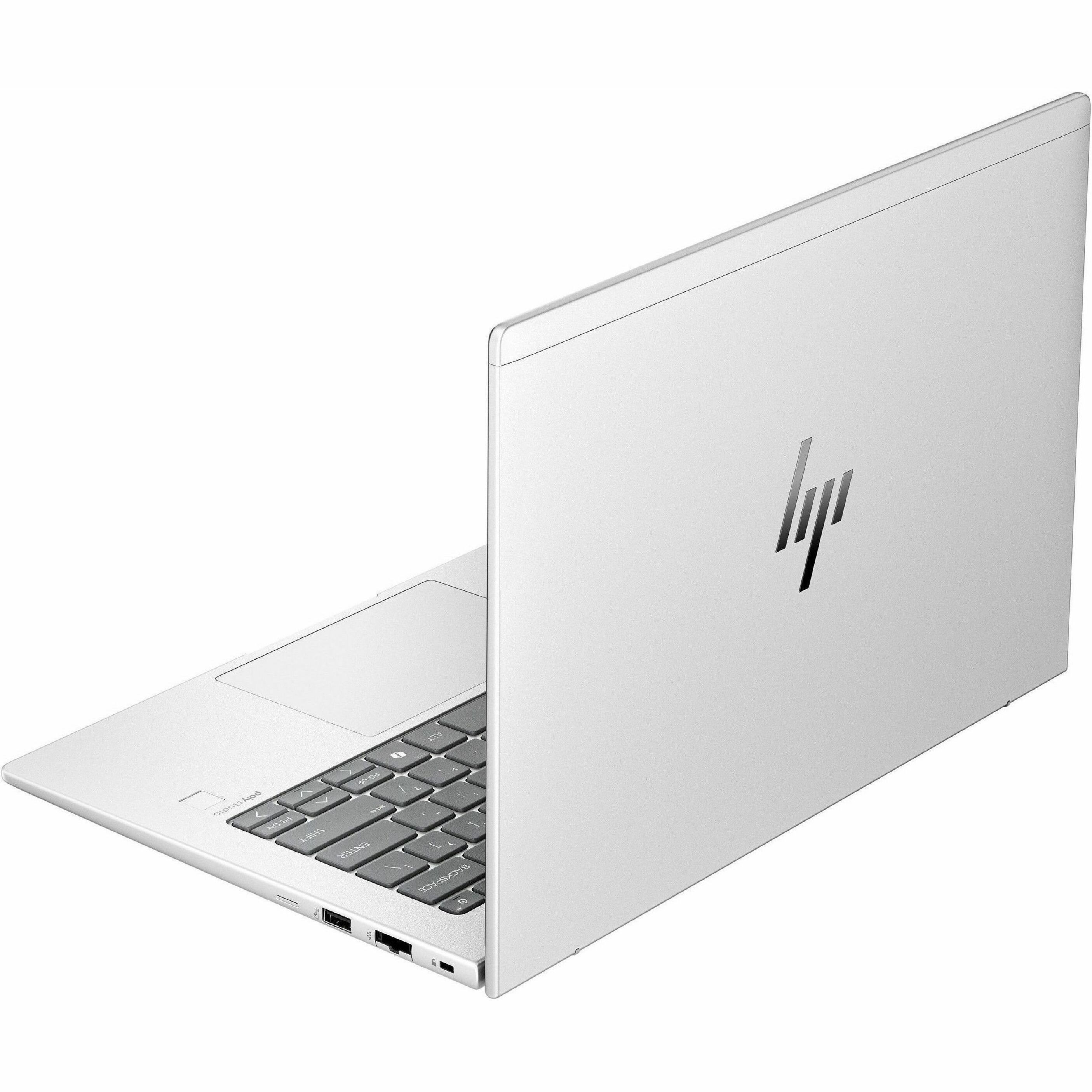HP EliteBook 640 G11 14" Notebook - WUXGA - Intel Core Ultra 7 155U - vPro Technology - 64 GB - 512 GB SSD - Pike Silver Aluminum - Intel Chip - 1920 x 1200 - Windows 11 Pro - Intel - In-plane Switching (IPS) Technology - Front Camera/Webcam - IEEE 802.11ax Wireless LAN Standard — alternate image1
