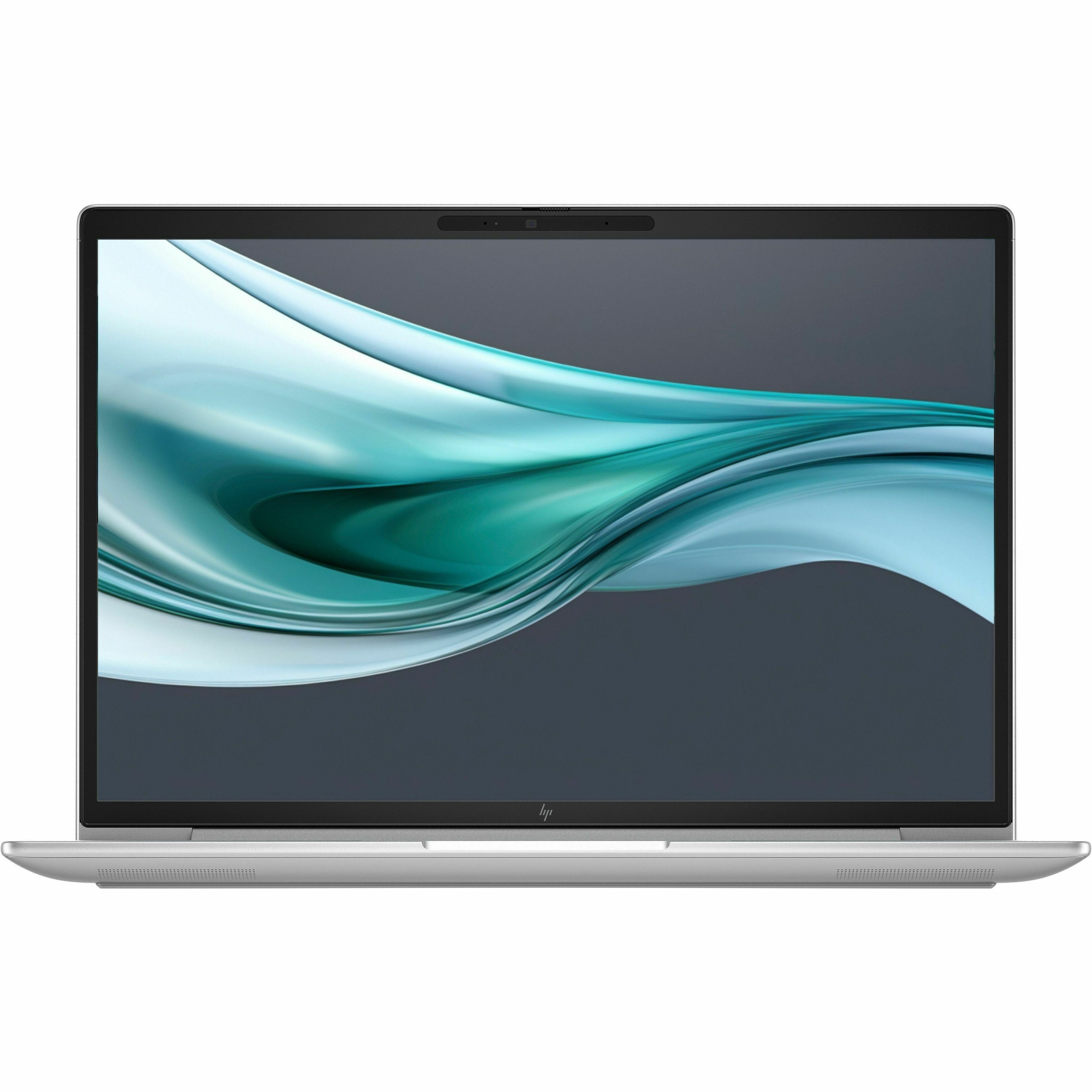 HP EliteBook 640 G11 14" Notebook - WUXGA - Intel Core Ultra 7 155U - vPro Technology - 64 GB - 512 GB SSD - Pike Silver Aluminum - Intel Chip - 1920 x 1200 - Windows 11 Pro - Intel - In-plane Switching (IPS) Technology - Front Camera/Webcam - IEEE 802.11ax Wireless LAN Standard — front