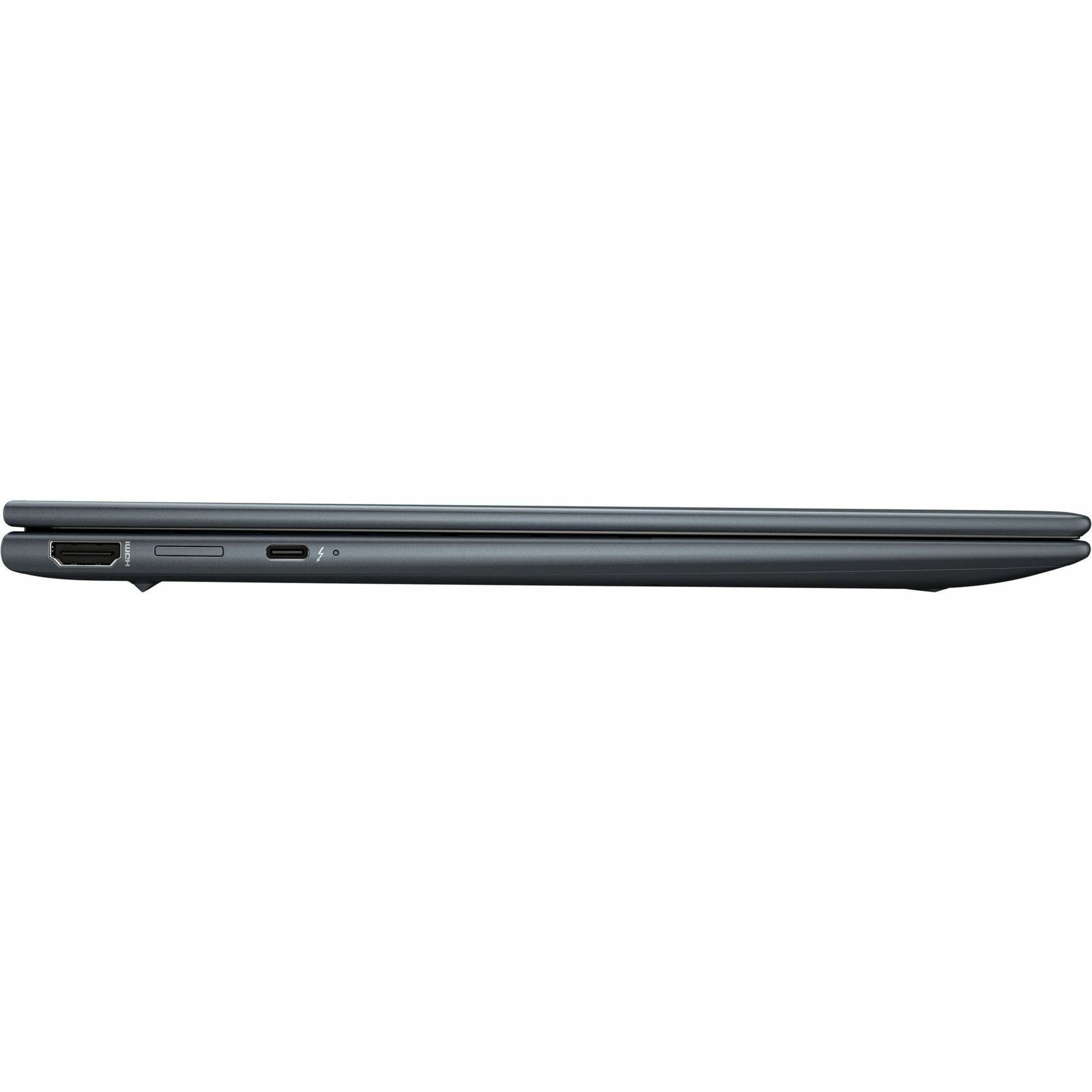 HP Dragonfly G4 13.5" Notebook - WUXGA+ - 32 GB - 1 TB SSD - Slate Blue - 1920 x 1280 - Windows 11 Pro - In-plane Switching (IPS) Technology, Sure View - Front Camera/Webcam - IEEE 802.11ax Wireless LAN Standard — right