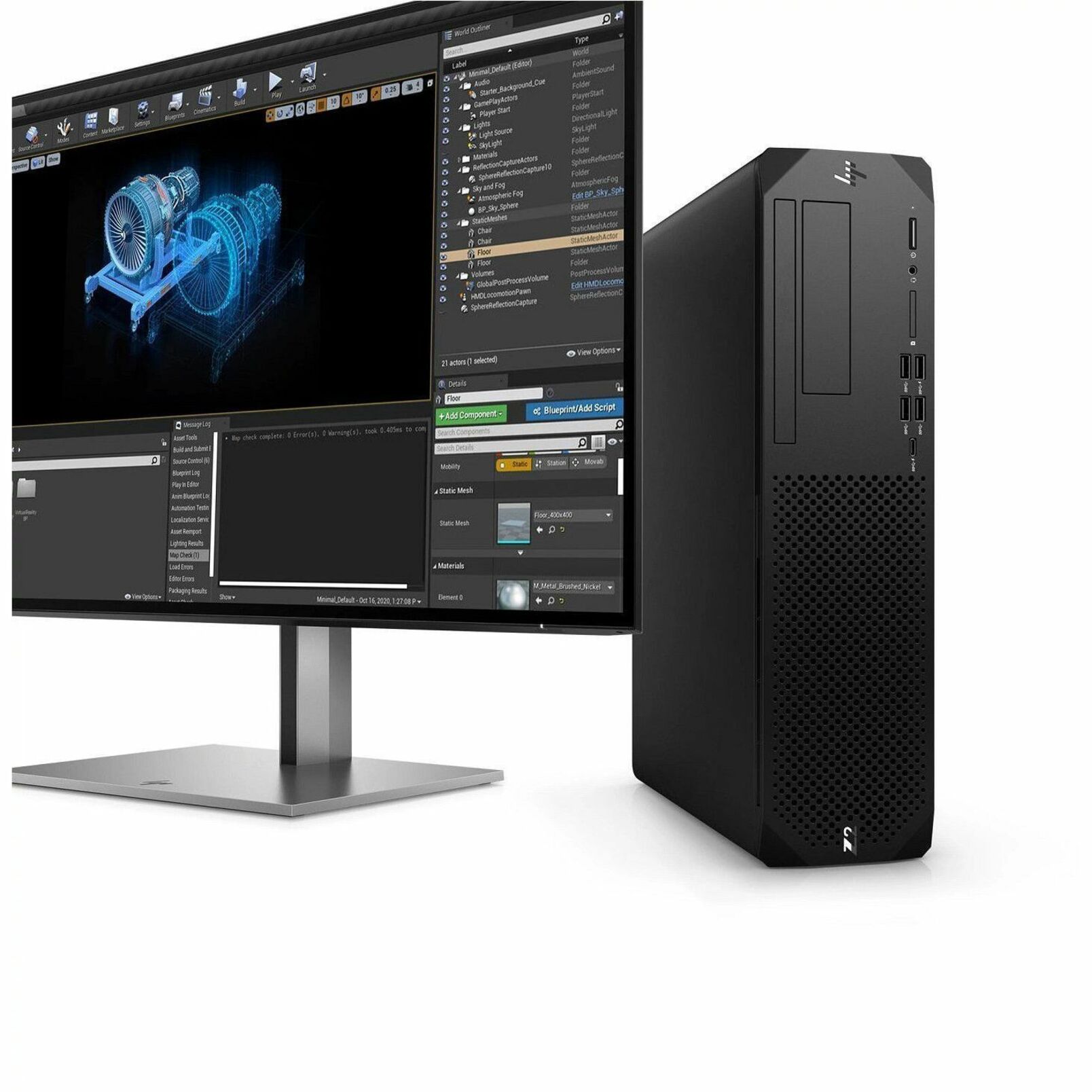 HP Z2 G9 Workstation - 1 x Intel Core i7 14th Gen i7-14700 - 32 GB - Small Form Factor - Black - Intel W680 Chip - Serial ATA/600, NVMe Controller - 0, 1 RAID Levels - Gigabit Ethernet — alternate image5