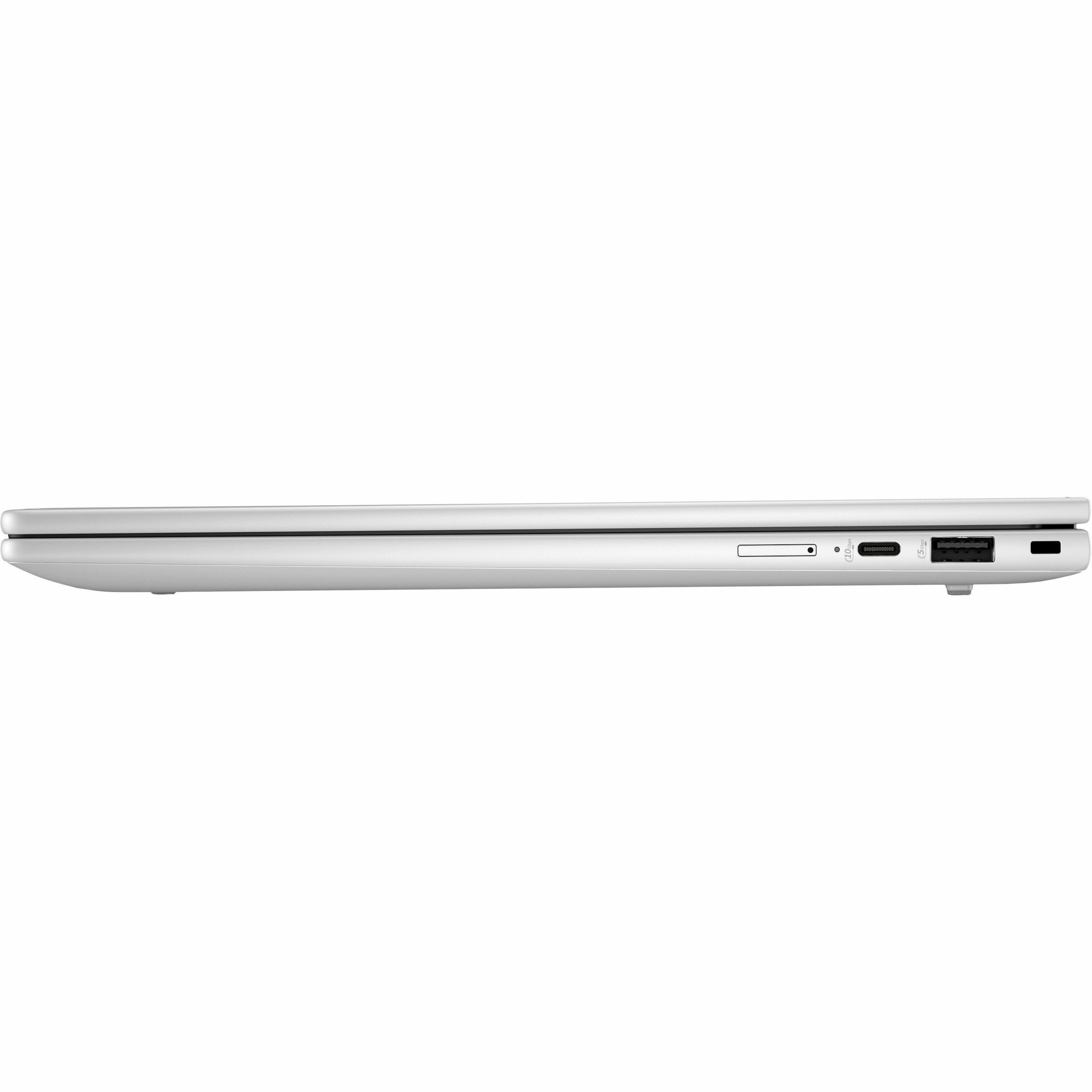 HP EliteBook X G1i 14" Notebook - WUXGA - 60 Hz - Intel Core Ultra 5 236V - 16 GB - 512 GB SSD - English Keyboard - Glacier Silver - Intel Chip - 1920 x 1200 - Windows 11 Pro - Intel Arc Graphics - In-plane Switching (IPS) Technology - Front Camera/Webcam - IEEE 802.11be Wireless LAN Standard - Wi-Fi 7 — left