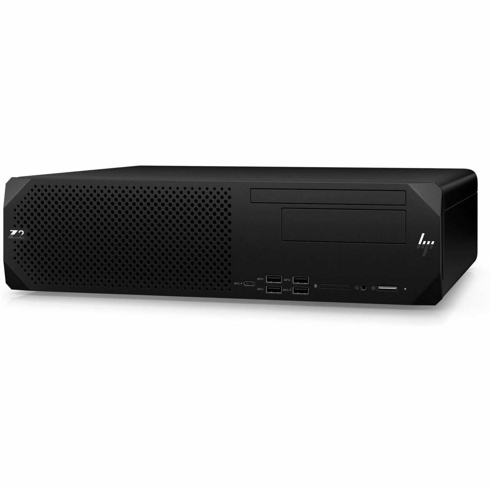HP Z2 G9 Workstation - Intel Core i5 14th Gen i5-14500 - 16 GB - 256 GB SSD - Small Form Factor - Intel W680 Chip - Windows 11 Pro - NVIDIA 16 GB Graphics - Serial ATA/600 Controller - 0, 1 RAID Levels - Ethernet — left