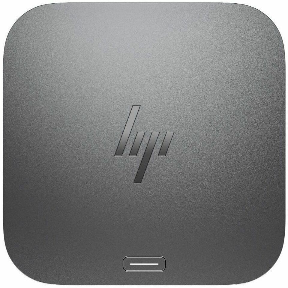 HP Thunderbolt 4 100W G6 Dock - for Desktop PC, Notebook - Charging Capability - 120 W - Thunderbolt 4 - 4 Displays Supported - 5 x USB Ports - 3 x USB Type-A Ports - USB Type-A - 2 x USB Type-C Ports - USB Type-C - 1 x RJ-45 Ports - Network (RJ-45) - 1 x HDMI Ports - HDMI - 2 x DisplayPorts - DisplayPort - Thunderbolt - 1 x Thunderbolt 4 Ports - Wired - 2.5 Gigabit Ethernet - Windows 10, Windows 11, macOS, Linux, ChromeOS, ThinPro - 100W — alternate image1