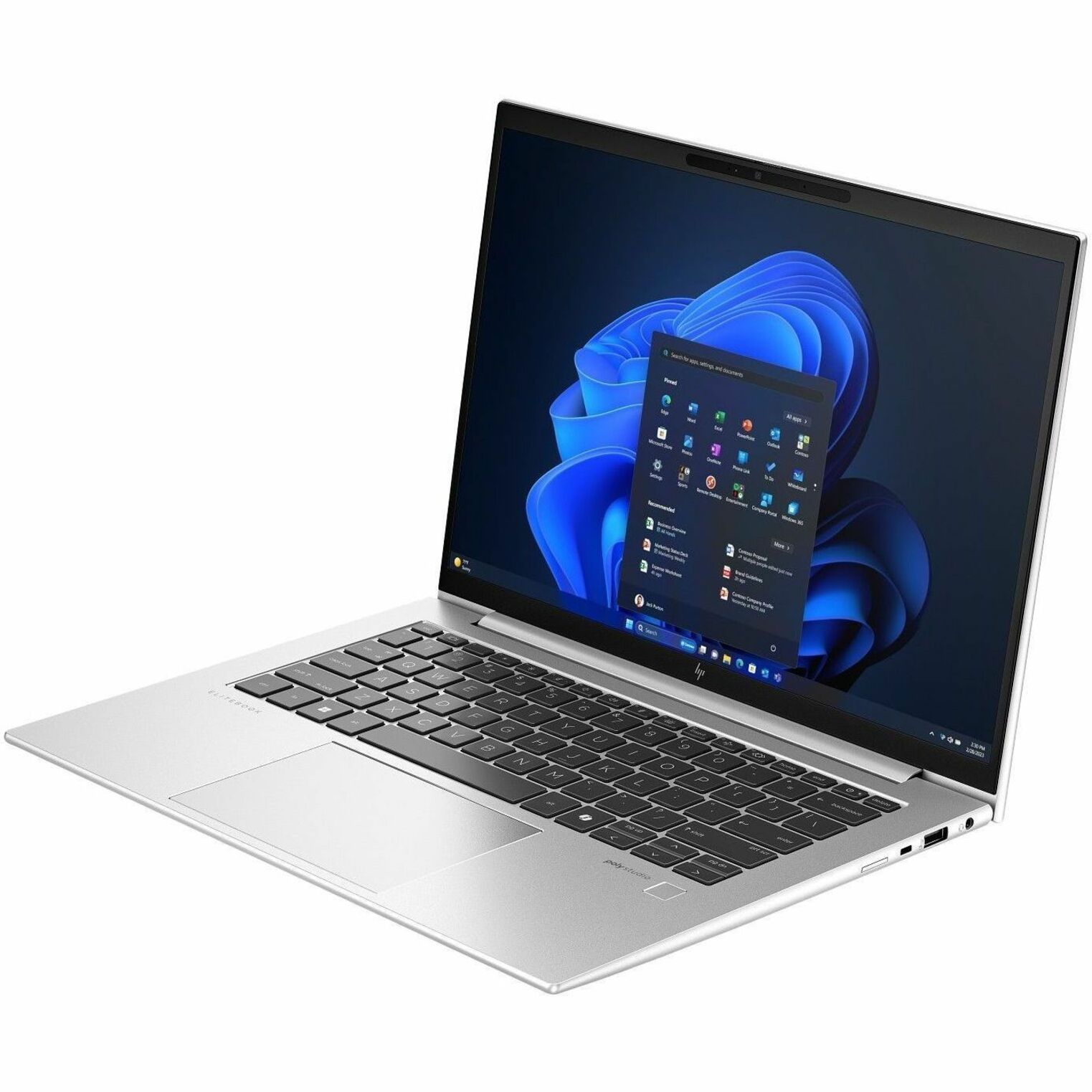 HP EliteBook 840 G11 14" Notebook - WUXGA - Intel Core Ultra 5 125U - vPro Technology - 16 GB - 512 GB SSD - Pike Silver - Intel Chip - 1920 x 1200 - Windows 11 Pro - Intel - In-plane Switching (IPS) Technology - Front Camera/Webcam - IEEE 802.11be Wireless LAN Standard — alternate image4