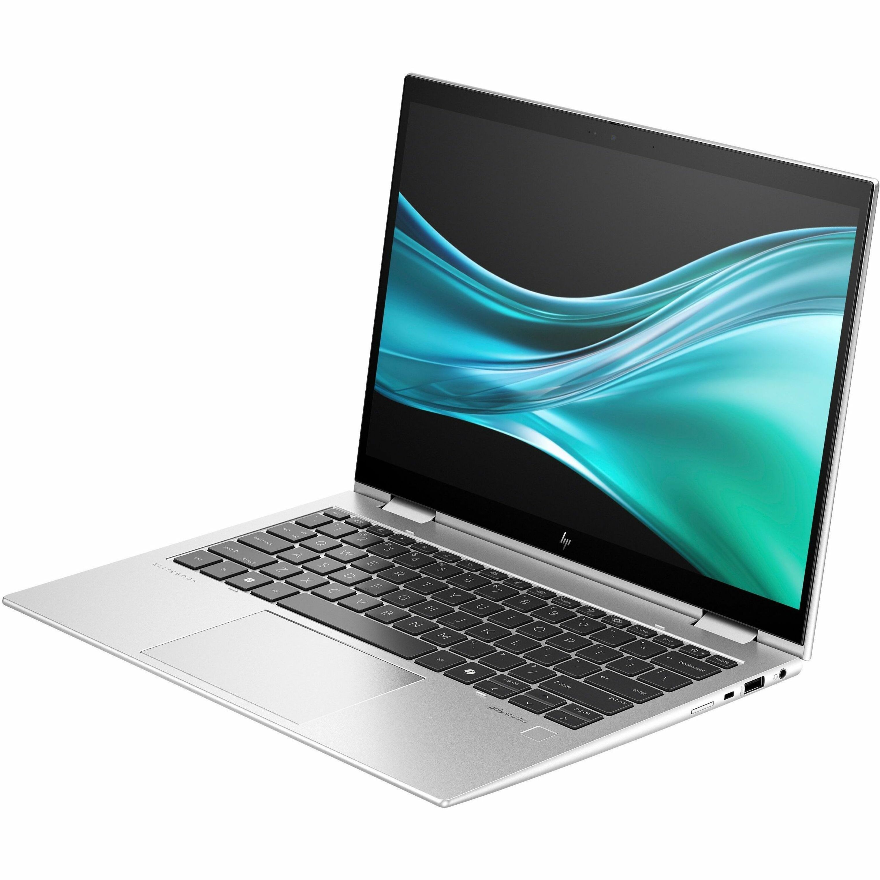 HP Elite x360 830 G11 13.3" Touchscreen Convertible 2 in 1 Notebook - WUXGA - 60 Hz - Intel Core Ultra 5 1st Gen 135U - 16 GB - 512 GB SSD - Intel Chip - 1920 x 1200 - Intel - In-plane Switching (IPS) Technology, BrightView, Sure View - Front Camera/Webcam - IEEE 802.11ax Wireless LAN Standard — alternate image1