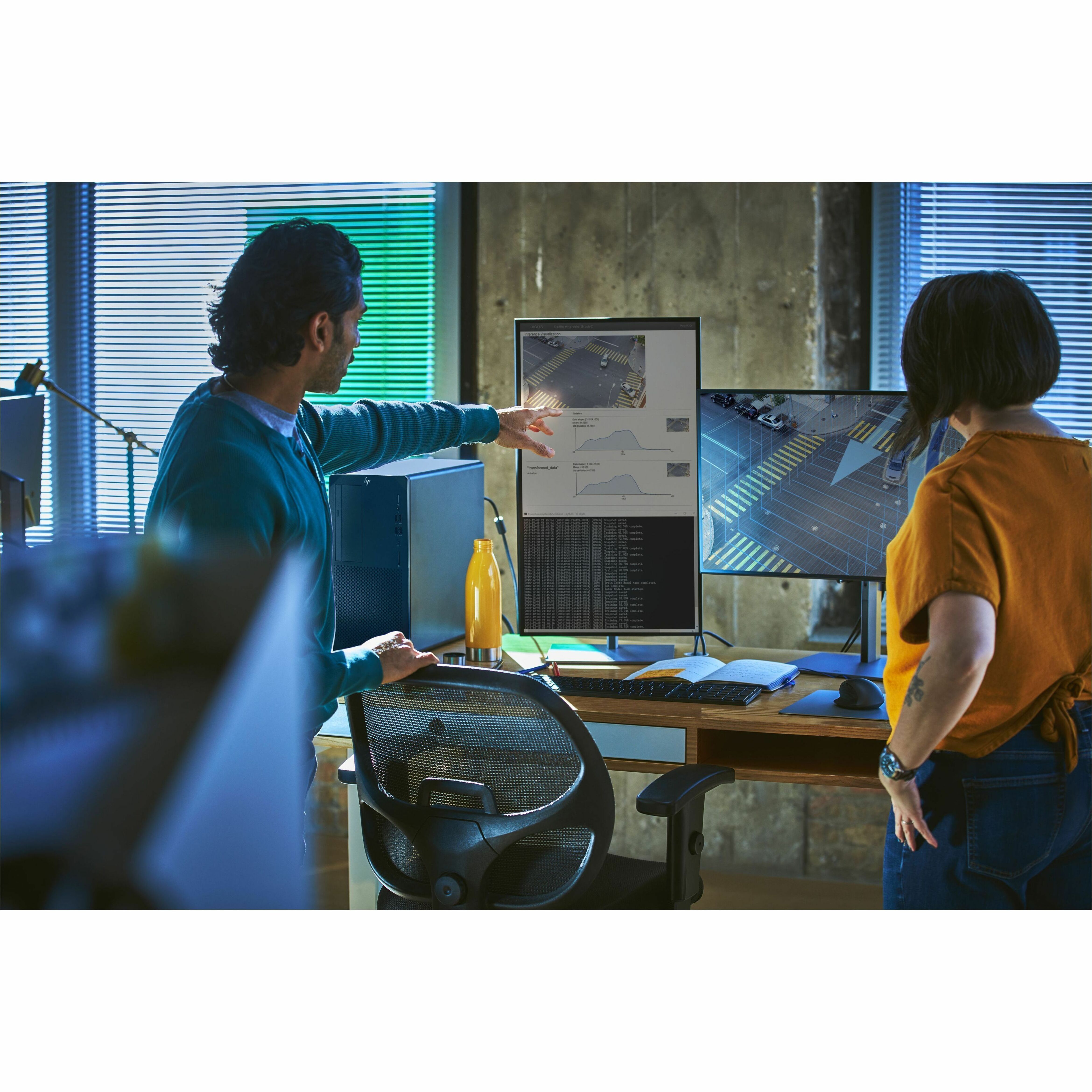 HP Z2 G9 Workstation - Intel Core i7 12th Gen i7-12700 - 32 GB - 1 TB HDD - Tower - Intel W680 Chip - Ubuntu 22.04 LTS - NVIDIA 12 GB Graphics - Serial ATA/600 Controller - 0, 1 RAID Levels - Ethernet — alternate image1