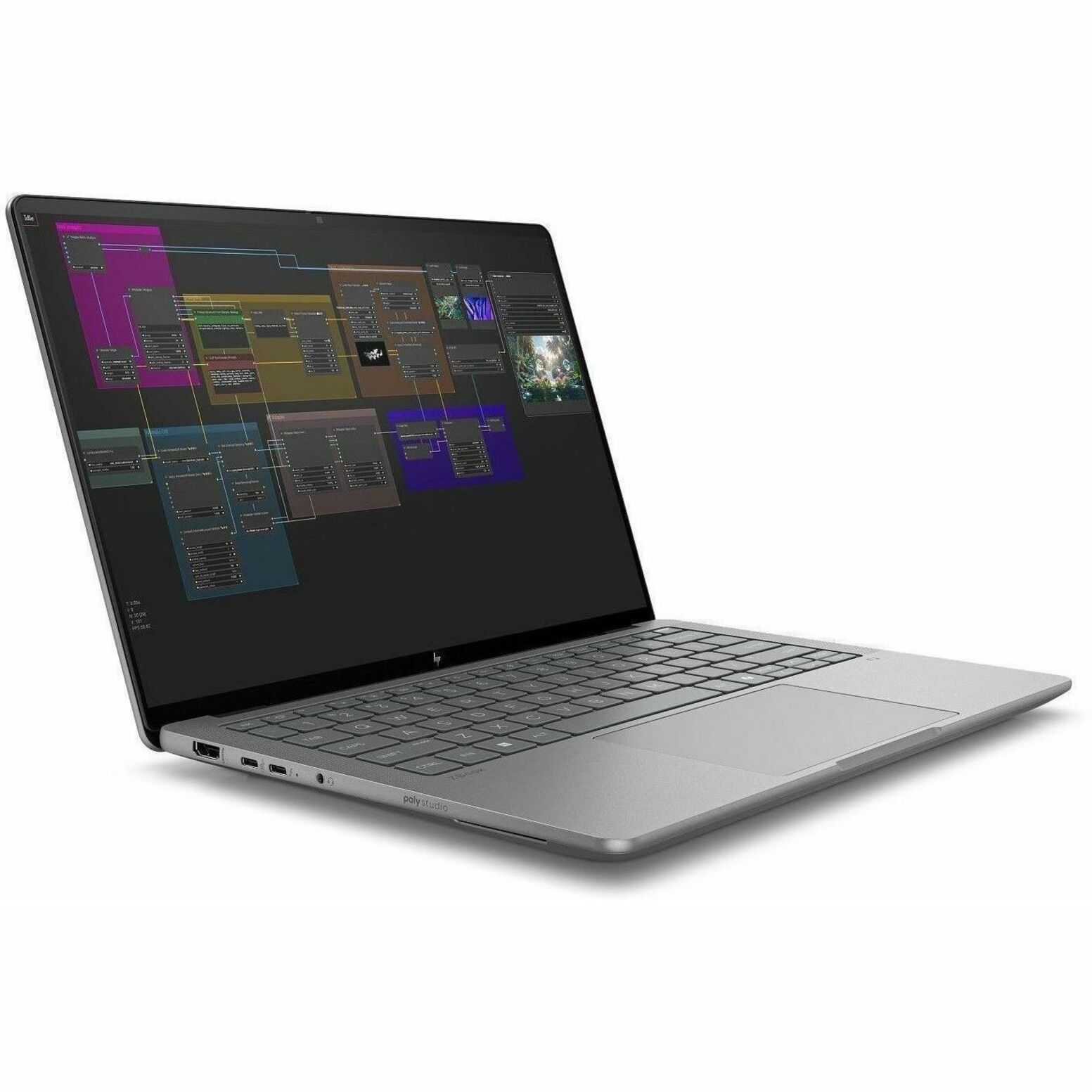 HP ZBook Ultra G1a 14" Touchscreen Mobile Workstation - 2.8K - AMD Ryzen AI MAX PRO 390 - 64 GB - English Keyboard - Meteor Silver - Smart Buy - AMD Chip - 2880 x 1800 - Windows 11 Pro - AMD Radeon 8050S Graphics - In-plane Switching (IPS) Technology, BrightView - Front Camera/Webcam - 14.50 Hours Battery Run Time - IEEE 802.11be Wireless LAN Standard — alternate image4