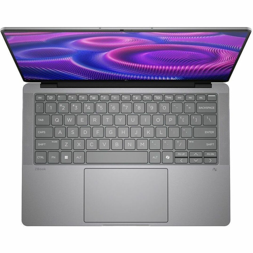 HP ZBook Ultra G1a 14" Mobile Workstation - WUXGA - AMD Ryzen AI MAX PRO 390 - 32 GB - 1 TB SSD - English Keyboard - Meteor Silver - Smart Buy - AMD Chip - 1920 x 1200 - Windows 11 Pro - AMD Radeon 8050S Graphics - In-plane Switching (IPS) Technology - Front Camera/Webcam - 14.50 Hours Battery Run Time - IEEE 802.11be Wireless LAN Standard — alternate image5