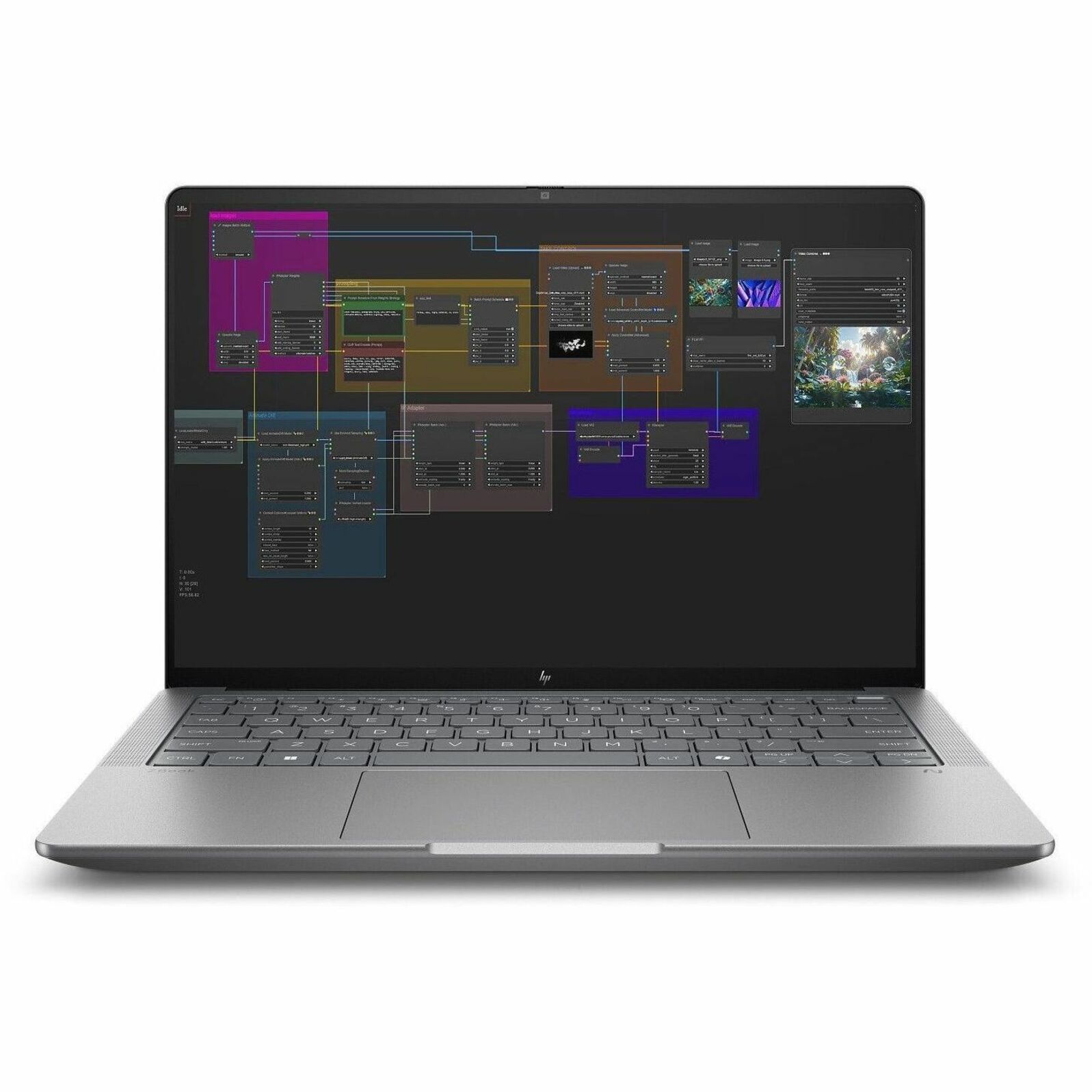 HP ZBook Ultra G1a 14" Touchscreen Mobile Workstation - 2.8K - AMD Ryzen AI Max+ PRO 395 - 64 GB - English Keyboard - Meteor Silver - Smart Buy - AMD Chip - 2880 x 1800 - Windows 11 Pro - AMD Radeon 8060S Graphics - In-plane Switching (IPS) Technology, BrightView - Front Camera/Webcam - 14.50 Hours Battery Run Time - IEEE 802.11be Wireless LAN Standard — alternate image1