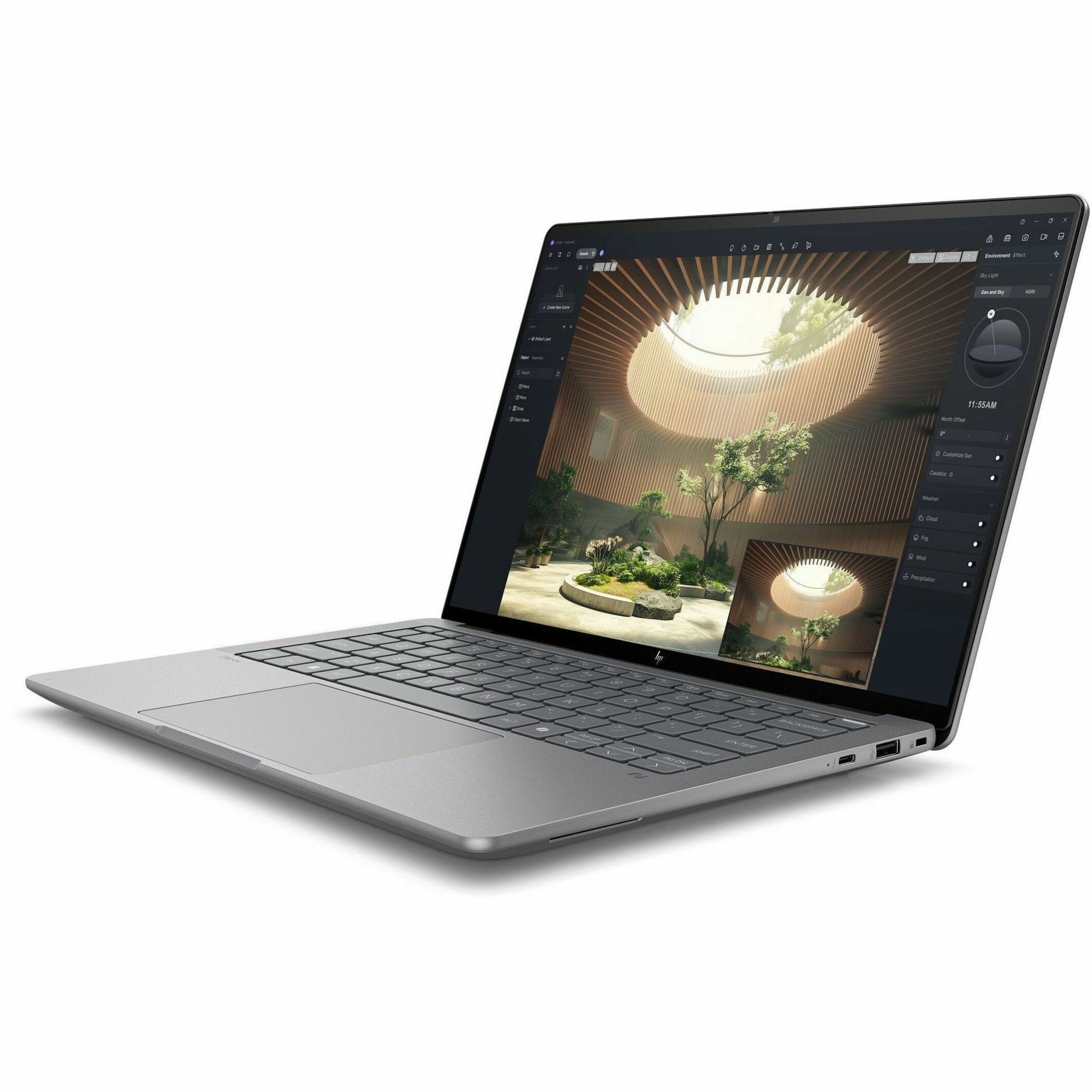 HP ZBook Ultra G1a 14" Touchscreen Mobile Workstation - 2.8K - AMD Ryzen AI MAX PRO 380 - 16 GB - 1 TB SSD - English Keyboard - Meteor Silver - Smart Buy - AMD Chip - 2880 x 1800 - Windows 11 Pro - AMD Radeon Graphics - In-plane Switching (IPS) Technology, BrightView - Front Camera/Webcam - 14.50 Hours Battery Run Time - IEEE 802.11be Wireless LAN Standard — alternate image1
