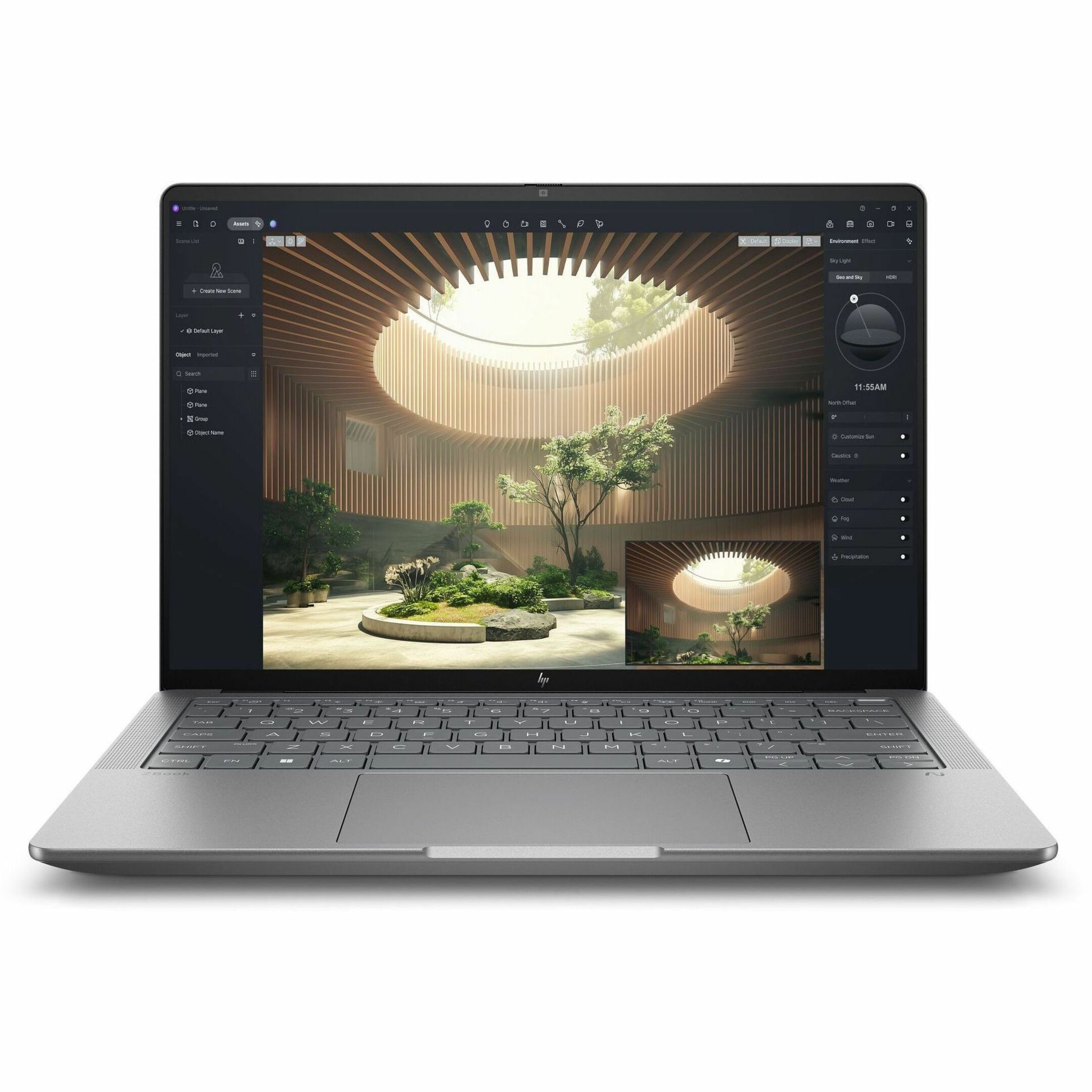 HP ZBook Ultra G1a 14" Touchscreen Mobile Workstation - 2.8K - AMD Ryzen AI MAX PRO 380 - 16 GB - 1 TB SSD - English Keyboard - Meteor Silver - Smart Buy - AMD Chip - 2880 x 1800 - Windows 11 Pro - AMD Radeon Graphics - In-plane Switching (IPS) Technology, BrightView - Front Camera/Webcam - 14.50 Hours Battery Run Time - IEEE 802.11be Wireless LAN Standard — alternate image4
