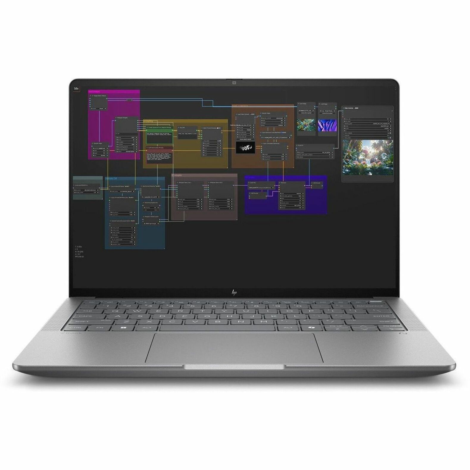 HP ZBook Ultra G1a 14" Touchscreen Mobile Workstation - 2.8K - AMD Ryzen AI MAX PRO 390 - 32 GB - English Keyboard - Meteor Silver - Smart Buy - AMD Chip - 2880 x 1800 - Windows 11 Pro - AMD Radeon 8050S Graphics - In-plane Switching (IPS) Technology, BrightView - Front Camera/Webcam - 14.50 Hours Battery Run Time - IEEE 802.11be Wireless LAN Standard — alternate image2