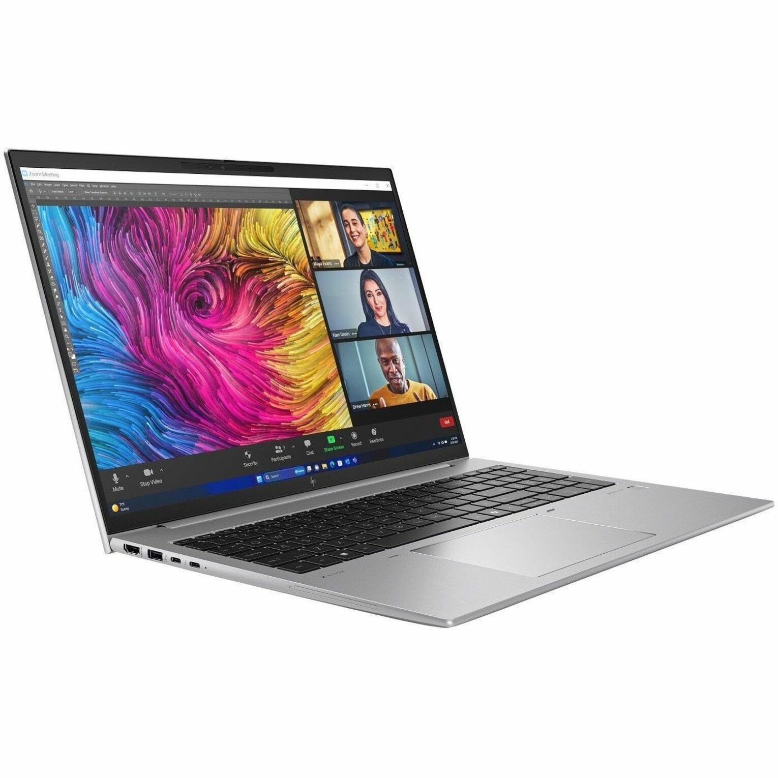 HP ZBook Firefly G11 16" Mobile Workstation - WUXGA - Intel Core Ultra 7 165H - vPro Technology - 32 GB - 1 TB SSD - Intel Chip - 1920 x 1200 - Windows 11 Pro - Intel Arc Graphics with 4 GB, NVIDIA GeForce RTX A500 - In-plane Switching (IPS) Technology - Front Camera/Webcam - IEEE 802.11ax Wireless LAN Standard — alternate image5