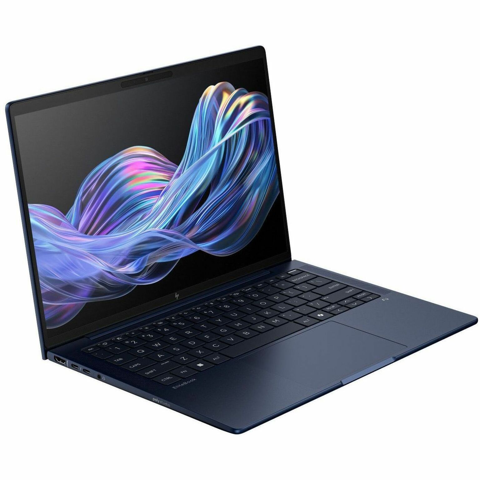 HP EliteBook X G1i 14" Touchscreen Copilot+ PC Notebook - 5G - WUXGA - Intel Core Ultra 5 238V - 32 GB - 512 GB SSD - English Keyboard - Atmospheric Blue - Intel Chip - 1920 x 1200 - Windows 11 Pro - Intel Arc Graphics - In-plane Switching (IPS) Technology, Sure View - Front Camera/Webcam - IEEE 802.11be Wireless LAN Standard — alternate image3