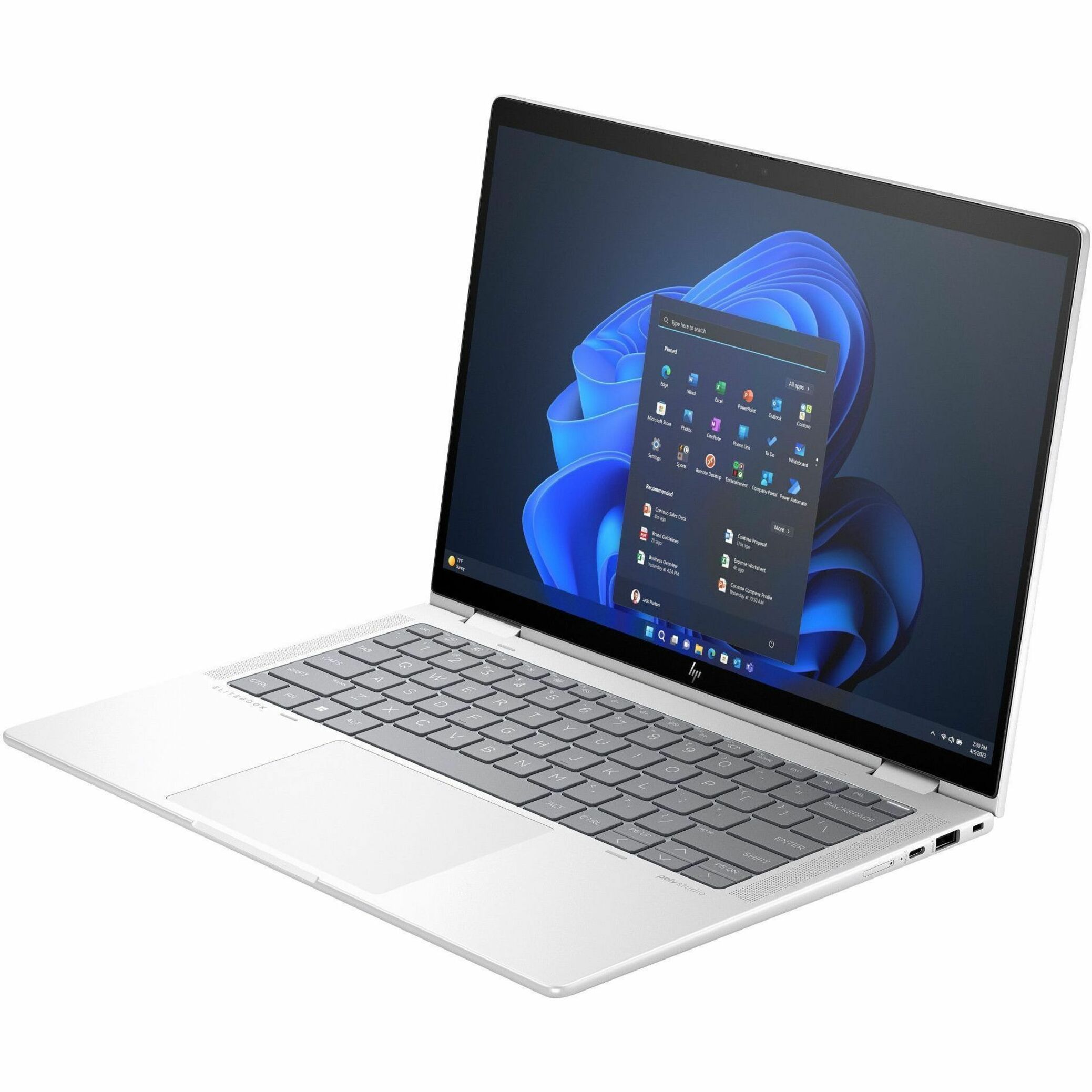 HP Elite x360 1040 G11 14" Touchscreen Convertible 2 in 1 Notebook - 2.8K - Intel Core Ultra 7 1st Gen 165H - vPro Technology - 32 GB - 512 GB SSD - Intel Chip - 2880 x 1800 - Windows 11 Pro - Intel - In-plane Switching (IPS) Technology - Front Camera/Webcam - IEEE 802.11ax Wireless LAN Standard - Wi-Fi 6E — alternate image5
