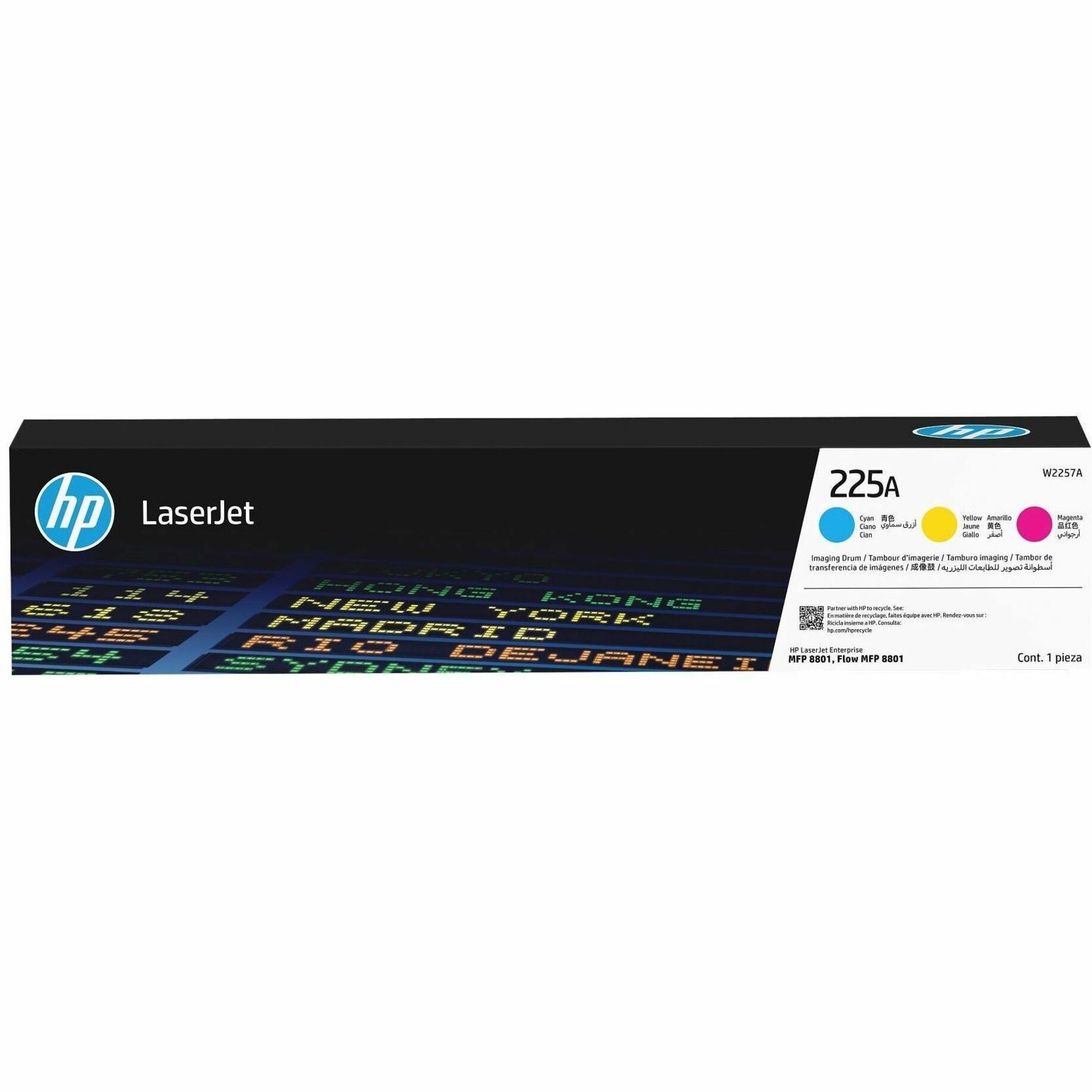 HP 225A LaserJet CYM Original Imaging Drum (W2257A)