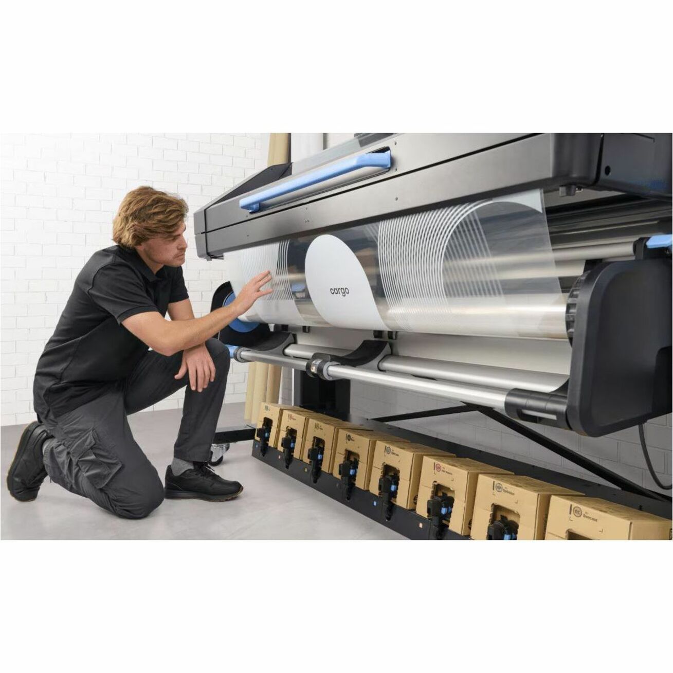 HP Latex 830 Inkjet Large Format Printer - Color - 4 Color(s) - 388 ft²/h Color Speed - Banner — alternate image2