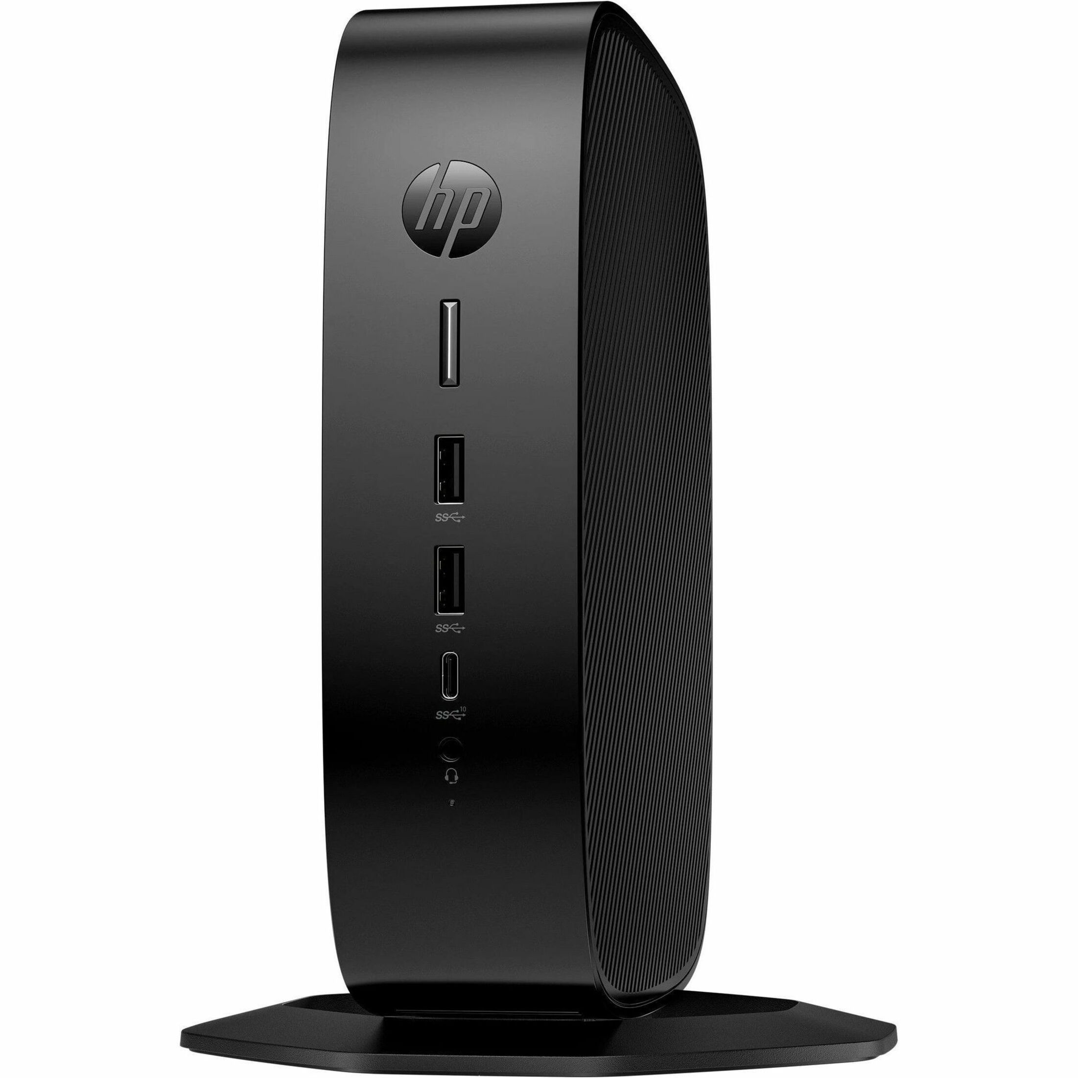 HP Elite t755 Thin Client - AMD Ryzen Embedded V2546 Hexa-core (6 Core) 3 GHz - TAA Compliant - AMD Chip - 16 GB RAM DDR4 SDRAM - 256 GB SSD - Gigabit Ethernet - DisplayPort - Network (RJ-45) - 7 Total USB Port(s) - 2 USB 2.0 Port(s) - USB Type-C - 90 W — leftmaximum
