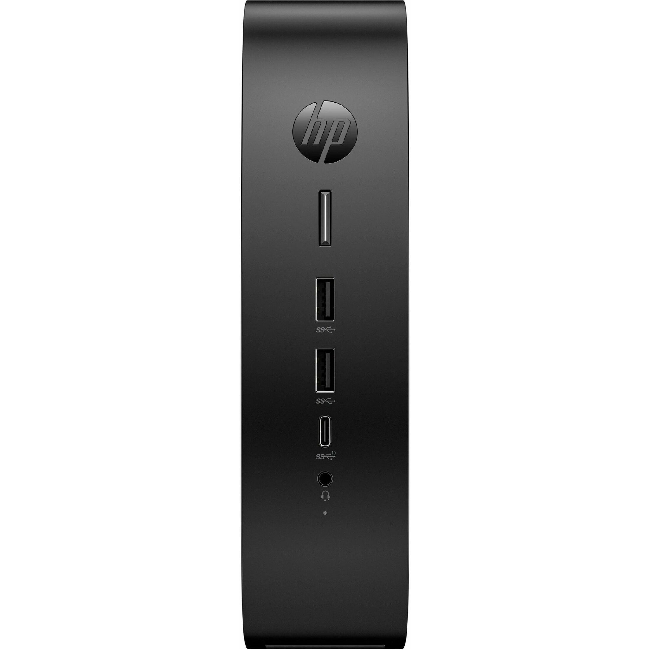 HP Elite t755 Thin Client - AMD Ryzen Embedded V2546 Hexa-core (6 Core) 3 GHz - TAA Compliant - AMD Chip - 16 GB RAM DDR4 SDRAM - 256 GB SSD - Gigabit Ethernet - DisplayPort - Network (RJ-45) - 7 Total USB Port(s) - 2 USB 2.0 Port(s) - USB Type-C - 90 W