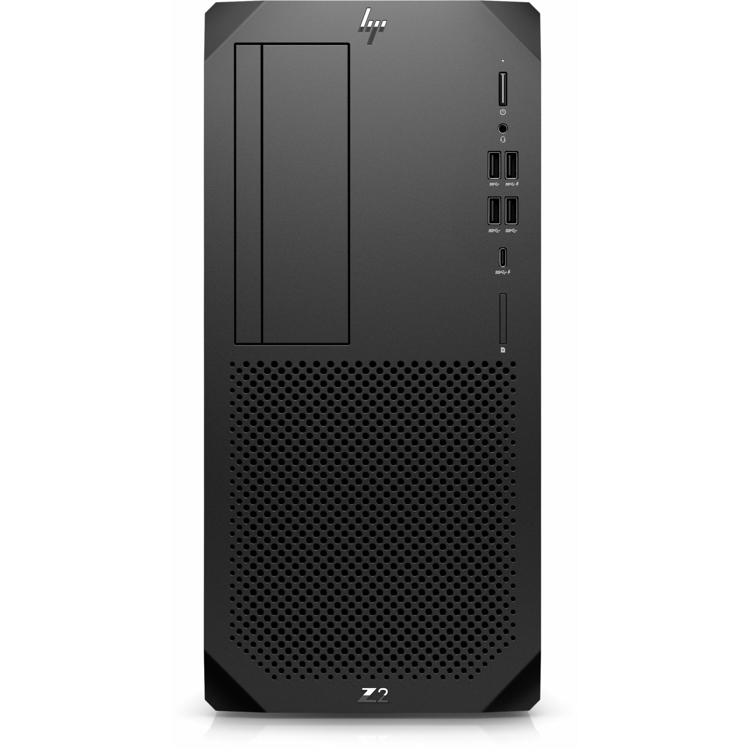 HP Z2 G9 Workstation - 1 x Intel Core i7 14th Gen i7-14700 - 32 GB - Tower - Black - Intel W680 Chip - Serial ATA/600, NVMe Controller - 0, 1 RAID Levels - Gigabit Ethernet
