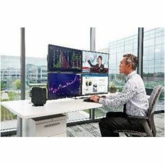 HP Elite t660 Thin Client - Intel U-series U300E Penta-core (5 Core) 1.10 GHz - TAA Compliant - Intel Chip - 8 GB RAM DDR5 SDRAM - 256 GB SSD - Intel - Gigabit Ethernet - Windows 11 IoT Enterprise LTSC 2024French) - DisplayPort - Network (RJ-45) - 7 Total USB Port(s) - 2 USB 2.0 Port(s) - USB Type-C - French Keyboard - 45 W — alternate image1