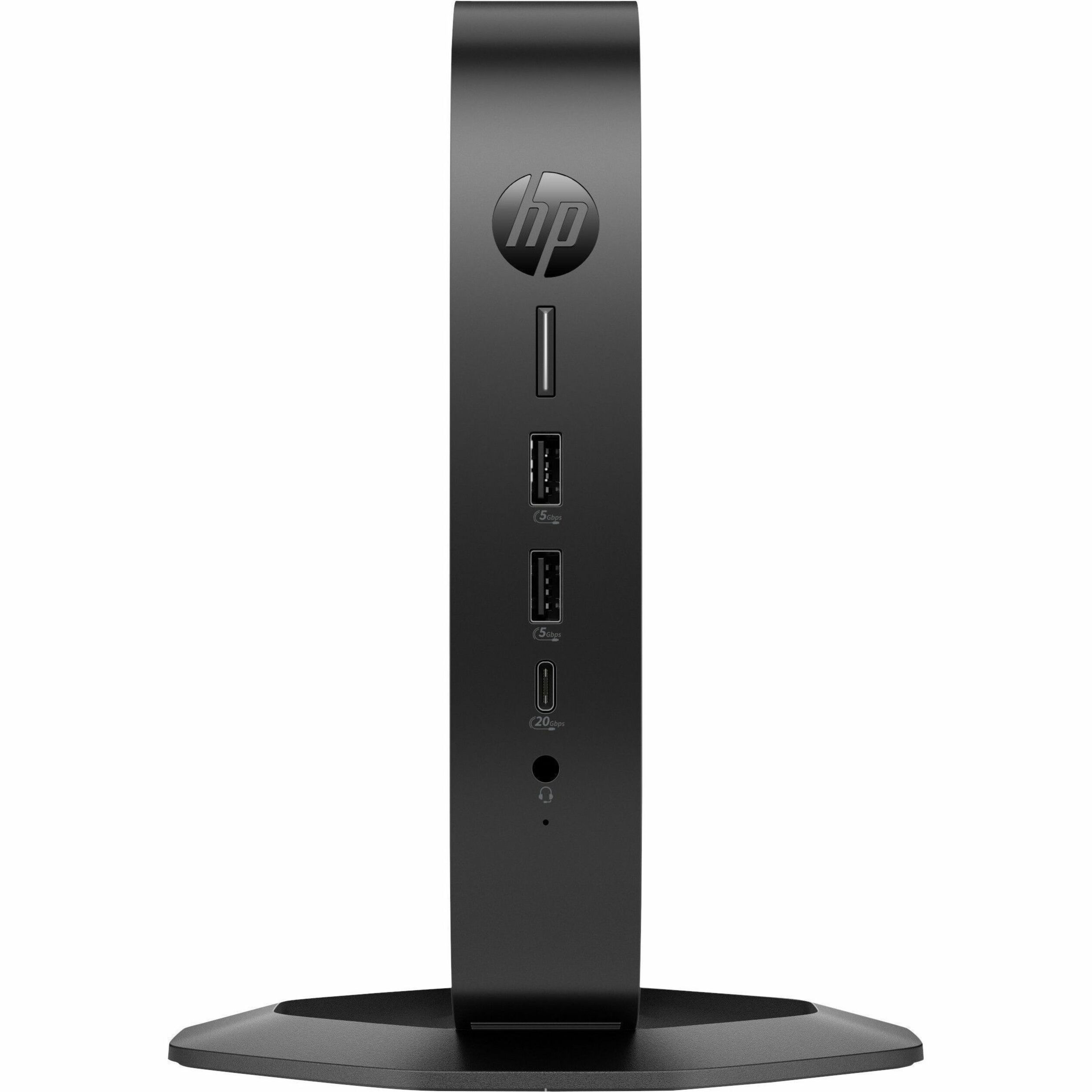 HP Elite t660 Thin Client - Intel U-series U300E Penta-core (5 Core) 1.10 GHz - TAA Compliant - Intel Chip - 16 GB RAM DDR5 SDRAM - 256 GB SSD - Intel - Gigabit Ethernet - Windows 11 IoT Enterprise LTSC 2024French) - DisplayPort - Network (RJ-45) - 7 Total USB Port(s) - 2 USB 2.0 Port(s) - USB Type-C - French Keyboard - 45 W — frontmaximum
