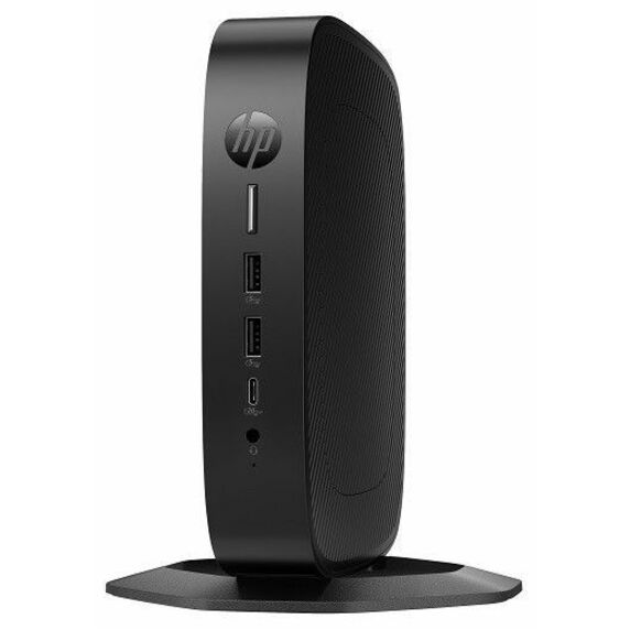 HP Elite t660 Thin Client - Intel U-series U300E Penta-core (5 Core) 1.10 GHz - TAA Compliant - Intel Chip - 8 GB RAM DDR5 SDRAM - 256 GB SSD - Intel - Gigabit Ethernet - Windows 11 IoT Enterprise LTSC 2024English) - DisplayPort - Network (RJ-45) - 7 Total USB Port(s) - 2 USB 2.0 Port(s) - USB Type-C - English Keyboard - 45 W