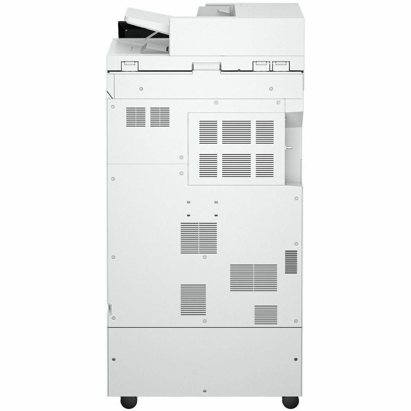 HP LaserJet Enterprise 8801z Wired Laser Multifunction Printer - Color - Copier/Fax/Printer/Scanner - Automatic Duplex Print - Up to 250000 Pages Monthly - Color Flatbed Scanner - 600 x 600 dpi Optical Scan - Color Fax - Gigabit Ethernet - USB - For Plain Paper Print — rear