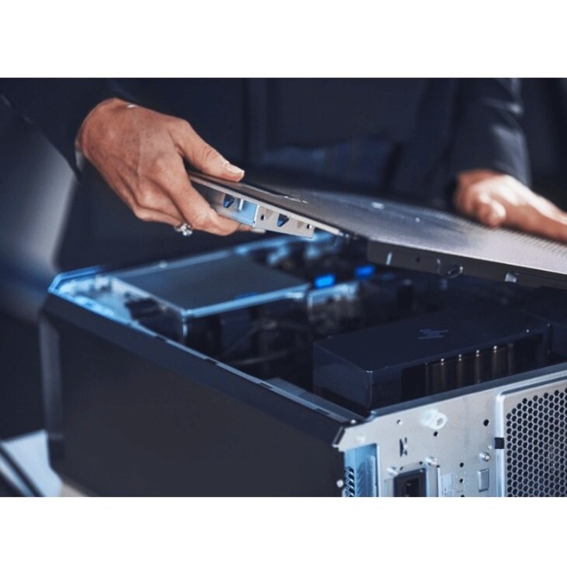 HP Z4 G5 Workstation - 1 x Intel Xeon w3-2435 - 512 GB - Tower - Black - Intel W790 Chip - NVMe, Serial ATA/600 Controller - 0, 1, 5, 10 RAID Levels - Gigabit Ethernet — alternate image1