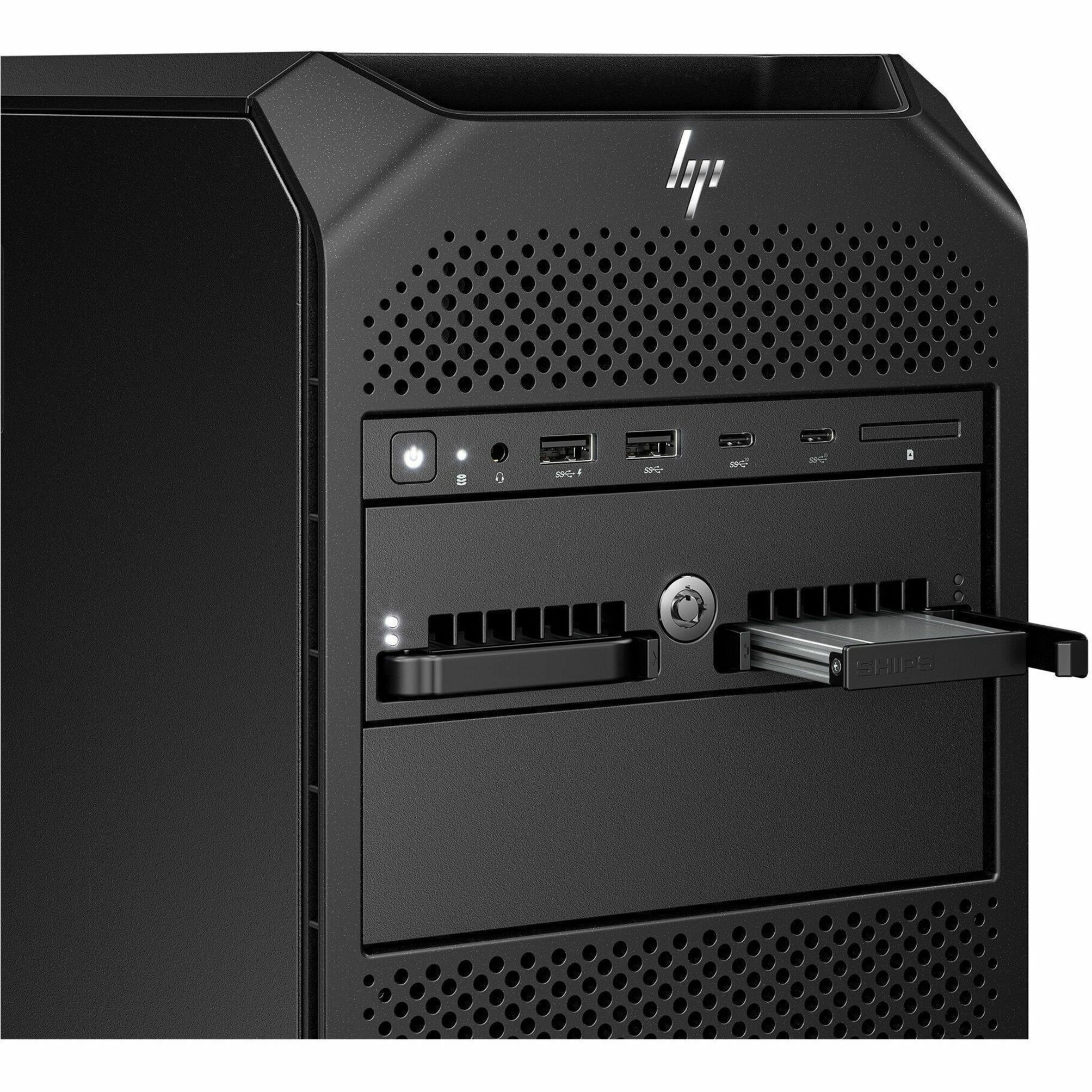 HP Z4 G5 Workstation - 1 x Intel Xeon w3-2435 - 512 GB - Tower - Black - Intel W790 Chip - NVMe, Serial ATA/600 Controller - 0, 1, 5, 10 RAID Levels - Gigabit Ethernet — alternate image2
