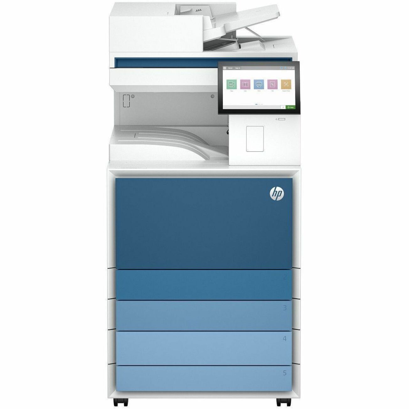 HP LaserJet Enterprise 8601DN Laser Multifunction Printer — frontmaximum