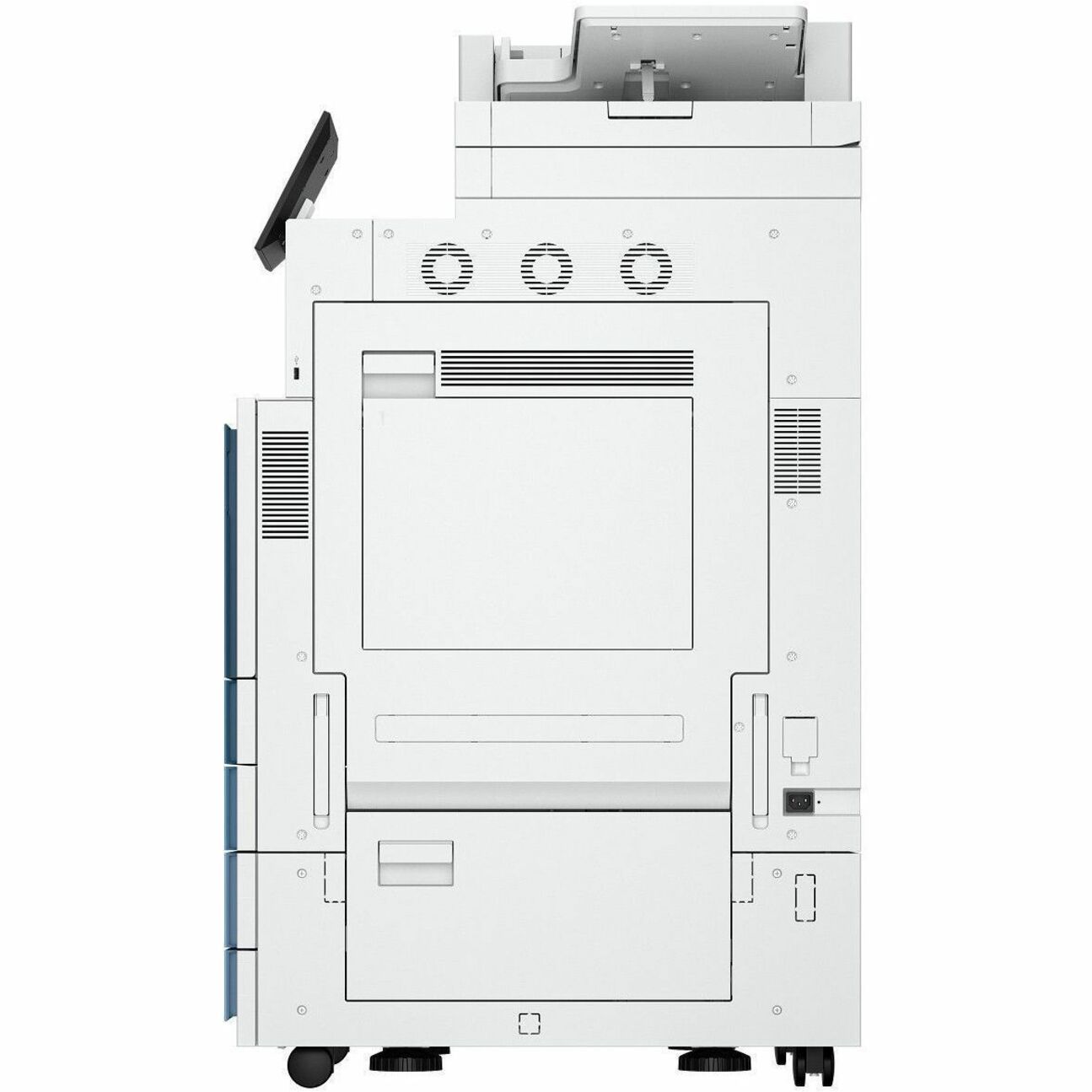HP LaserJet Enterprise 8601DN Wired & Wireless Laser Multifunction Printer - Monochrome - 70 ppm Mono Print - Ethernet - Wireless LAN — left