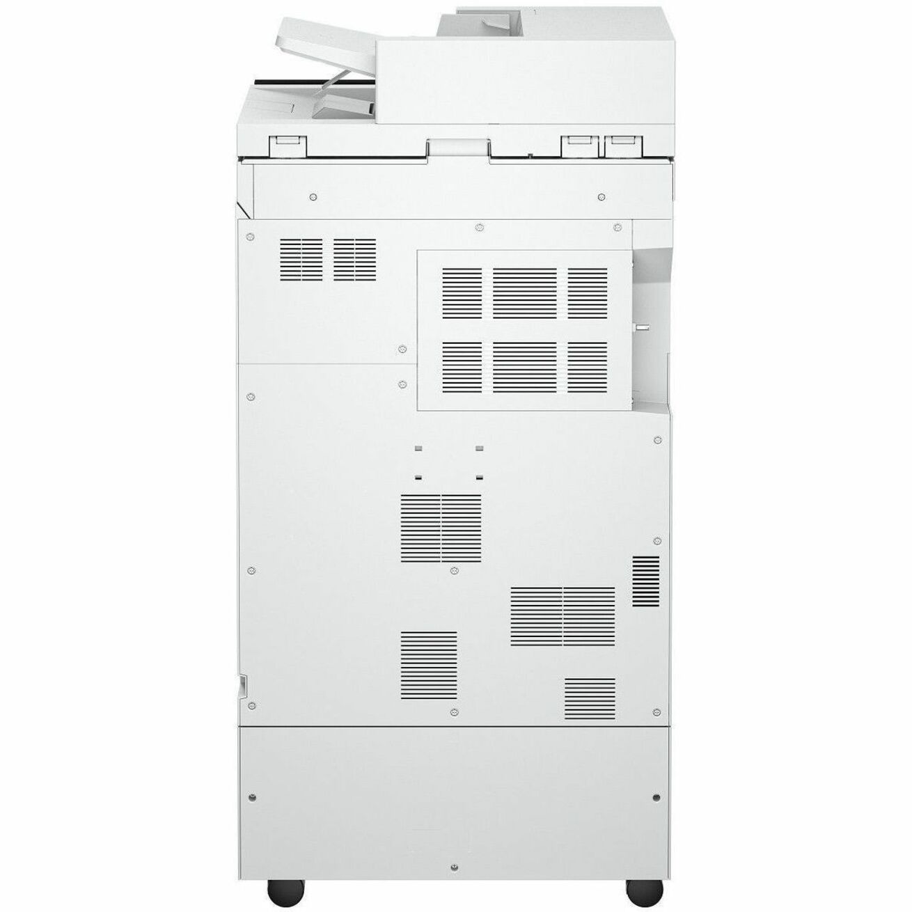 HP LaserJet Enterprise 8601DN Wired & Wireless Laser Multifunction Printer - Monochrome - 70 ppm Mono Print - Ethernet - Wireless LAN — rearmaximum