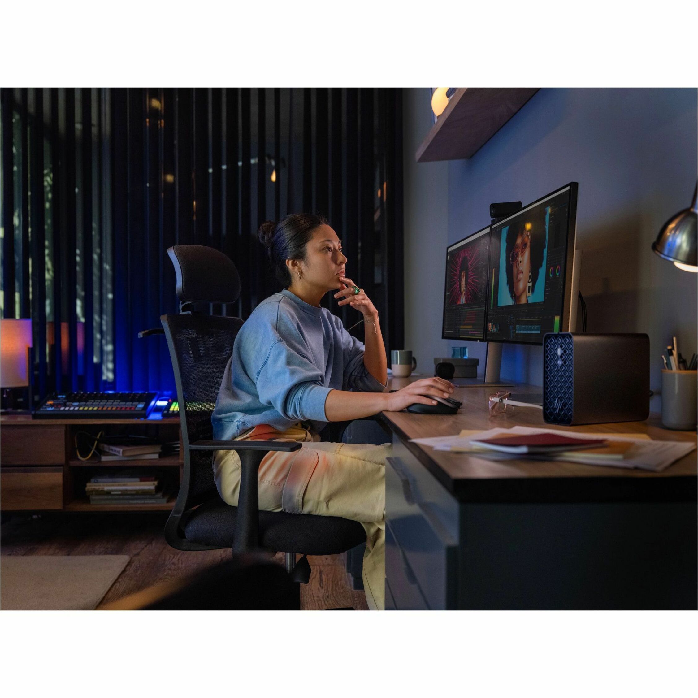 HP Z2 Mini G1a Workstation - 1 x AMD Ryzen AI MAX PRO 380 - 32 GB - 1 TB SSD - Mini PC - Jet Black - AMD Chip - Windows 11 Pro - AMD Graphics - NVMe Controller - 0, 1 RAID Levels - French Keyboard - 2.5 Gigabit Ethernet - Wireless LAN — life style