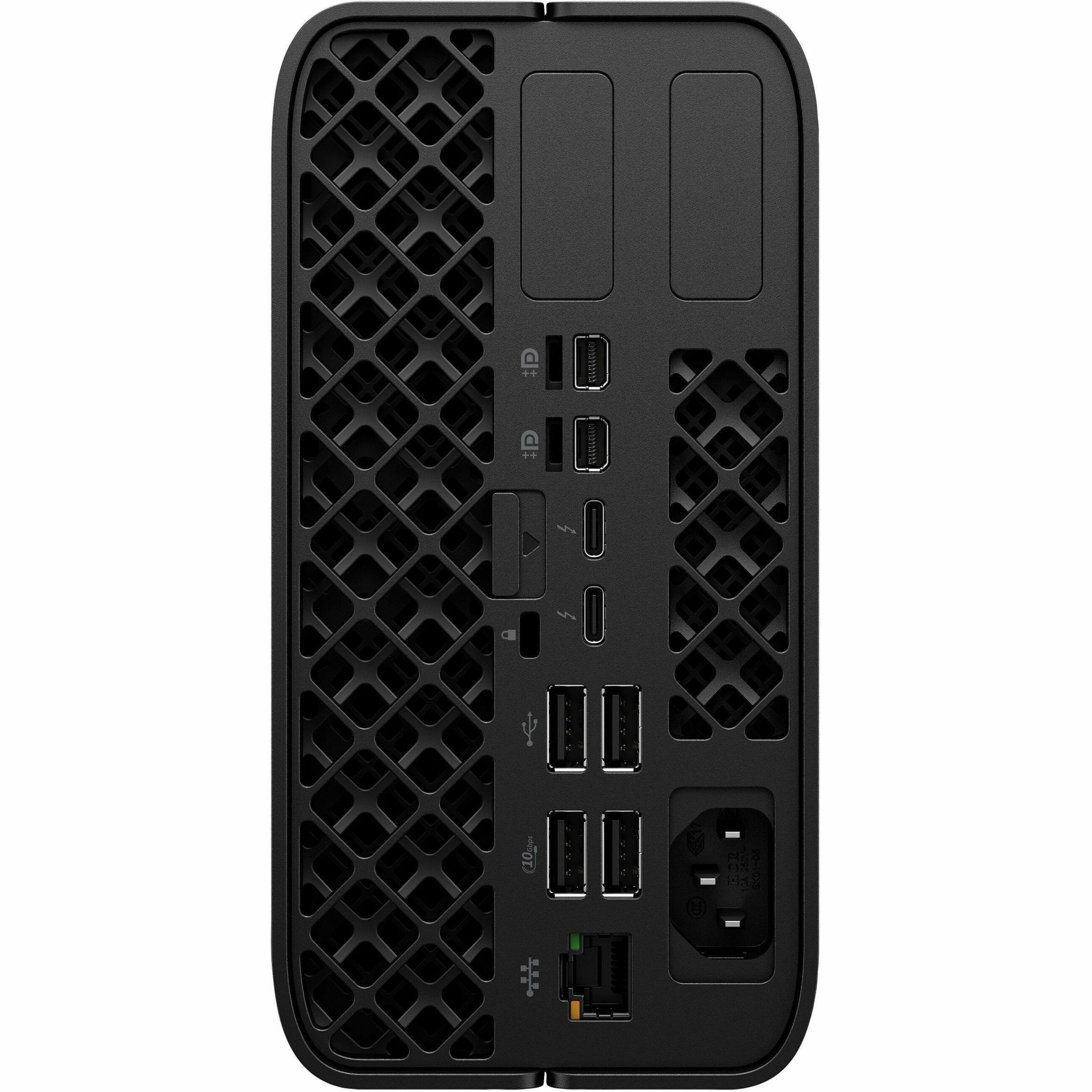 HP Z2 Mini G1a Workstation - 1 x AMD Ryzen AI MAX PRO 385 - 32 GB - 1 TB SSD - Mini PC - Jet Black - AMD Chip - Windows 11 Pro - AMD Graphics - NVMe Controller - 0, 1 RAID Levels - English Keyboard - 2.5 Gigabit Ethernet - Wireless LAN — alternate image3