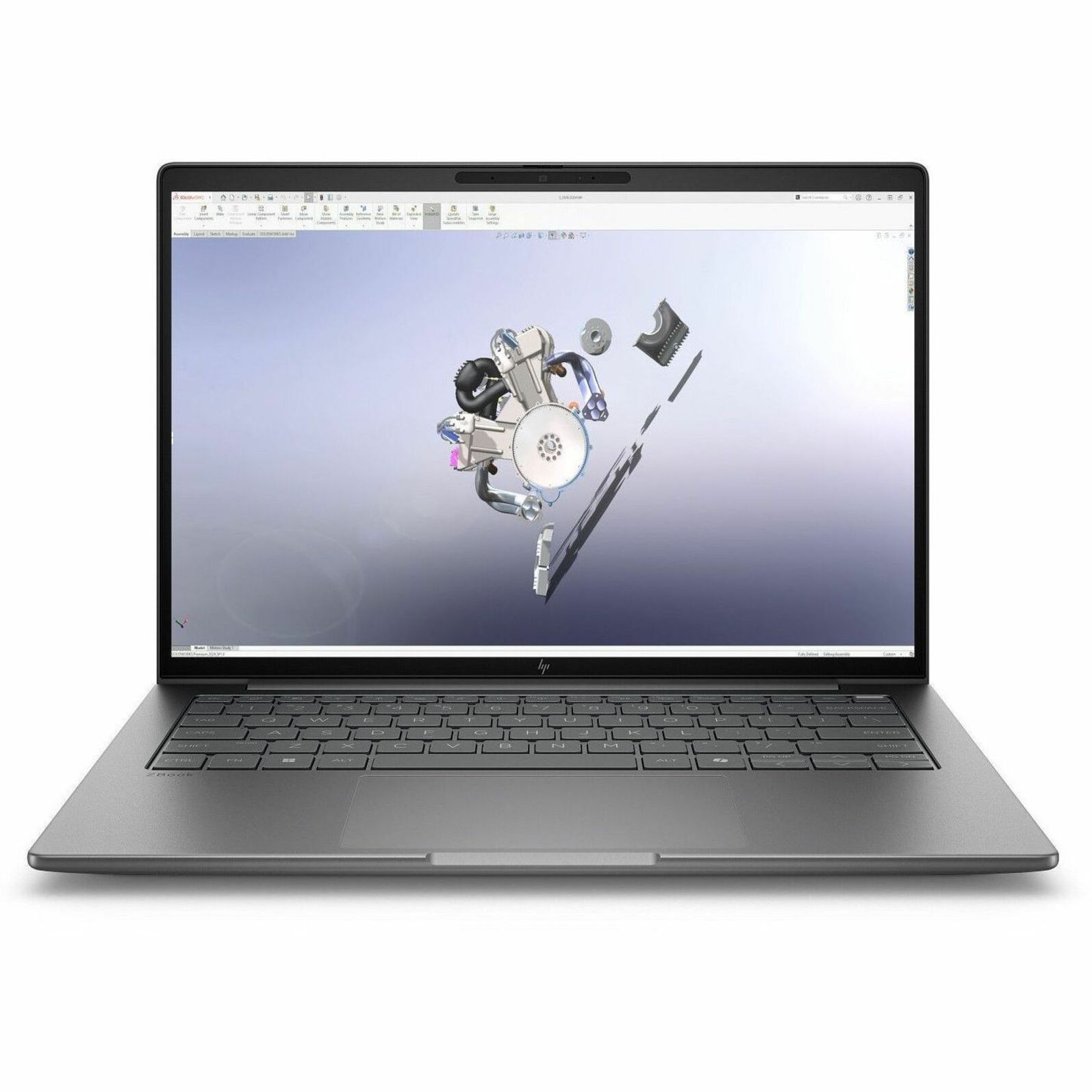 HP ZBook 8 G1i 14" Mobile Workstation - WUXGA - 60 Hz - Intel Core Ultra 7 255H - 16 GB - 512 GB SSD - English Keyboard - Meteor Silver - Intel Chip - 1920 x 1200 - Windows 11 Pro - Intel Arc 140T GPU - In-plane Switching (IPS) Technology - Front Camera/Webcam - IEEE 802.11be Wireless LAN Standard — alternate image5