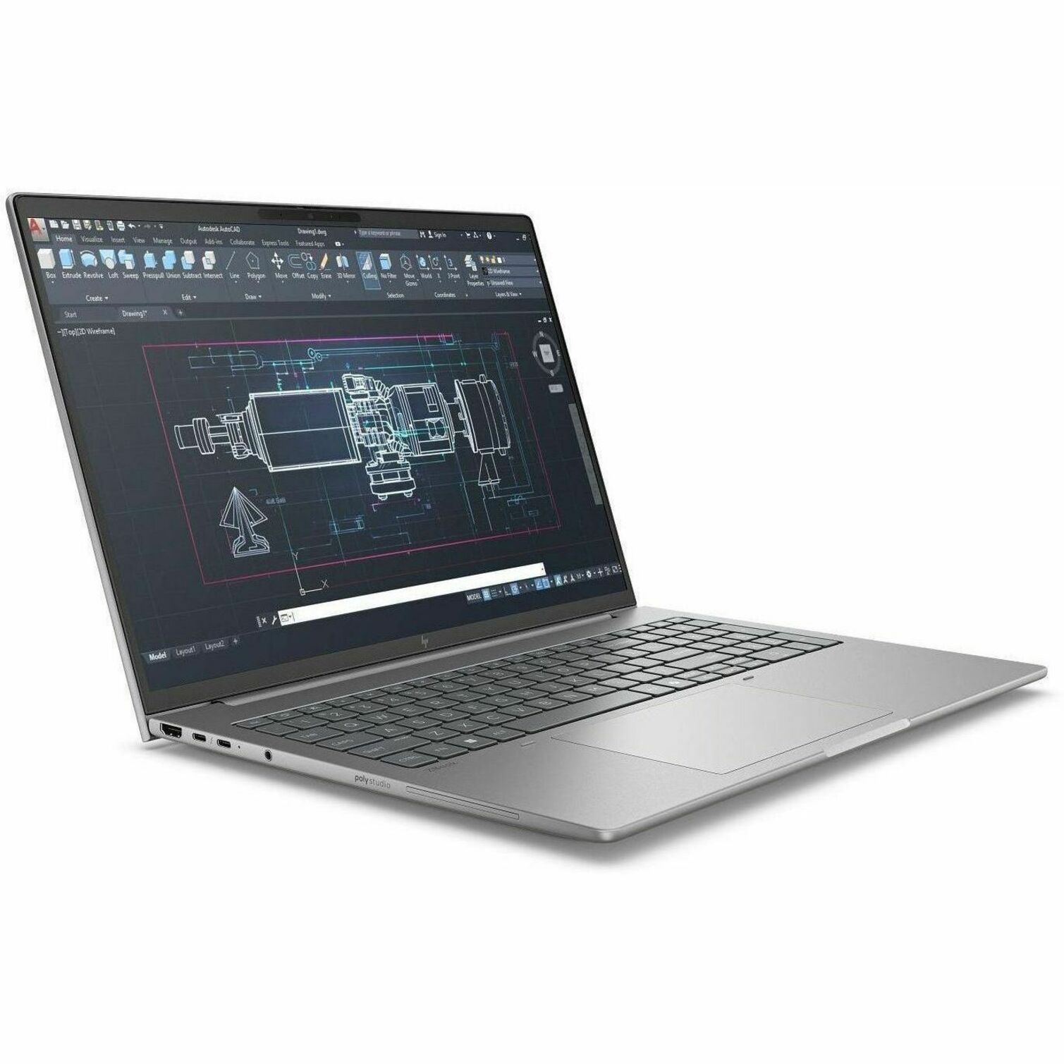 HP ZBook 8 G1i 16" Mobile Workstation - WQXGA - 120 Hz - Intel Core Ultra 9 285H - vPro Technology - 64 GB - 1 TB SSD - English Keyboard - Meteor Silver - Intel Chip - 3840 x 2400 - Windows 11 Pro - Intel Arc 140T GPU - In-plane Switching (IPS) Technology, DreamColor - Front Camera/Webcam - IEEE 802.11be Wireless LAN Standard — alternate image10
