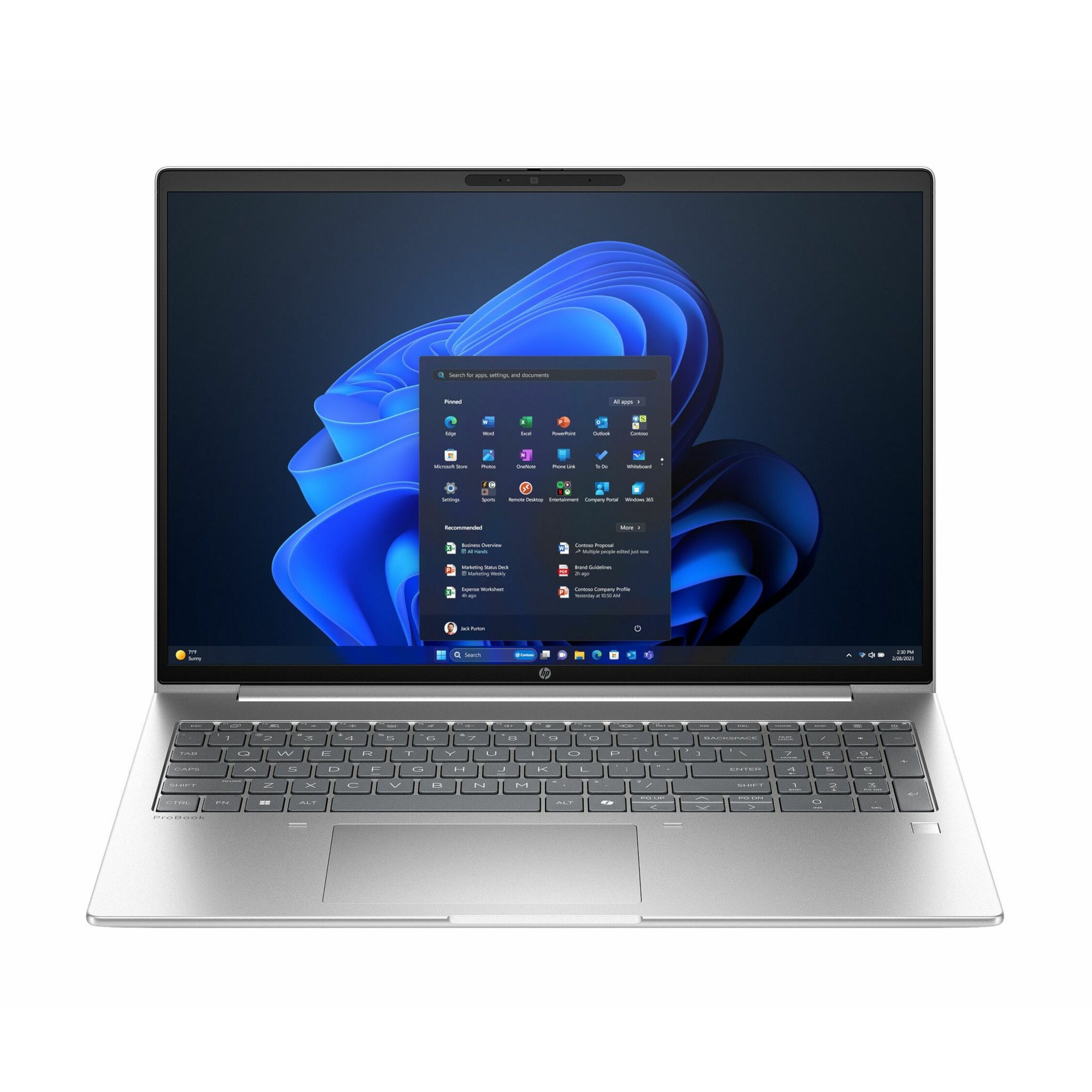 HP ProBook 4 G1a 16" Touchscreen Notebook - WUXGA - AMD Ryzen 7 250 - 16 GB - 512 GB SSD - English, French Keyboard - Pike Silver - AMD Chip - 1920 x 1200 - Windows 11 Pro - AMD Radeon 780M Graphics - In-plane Switching (IPS) Technology - Front Camera/Webcam - IEEE 802.11ax Wireless LAN Standard