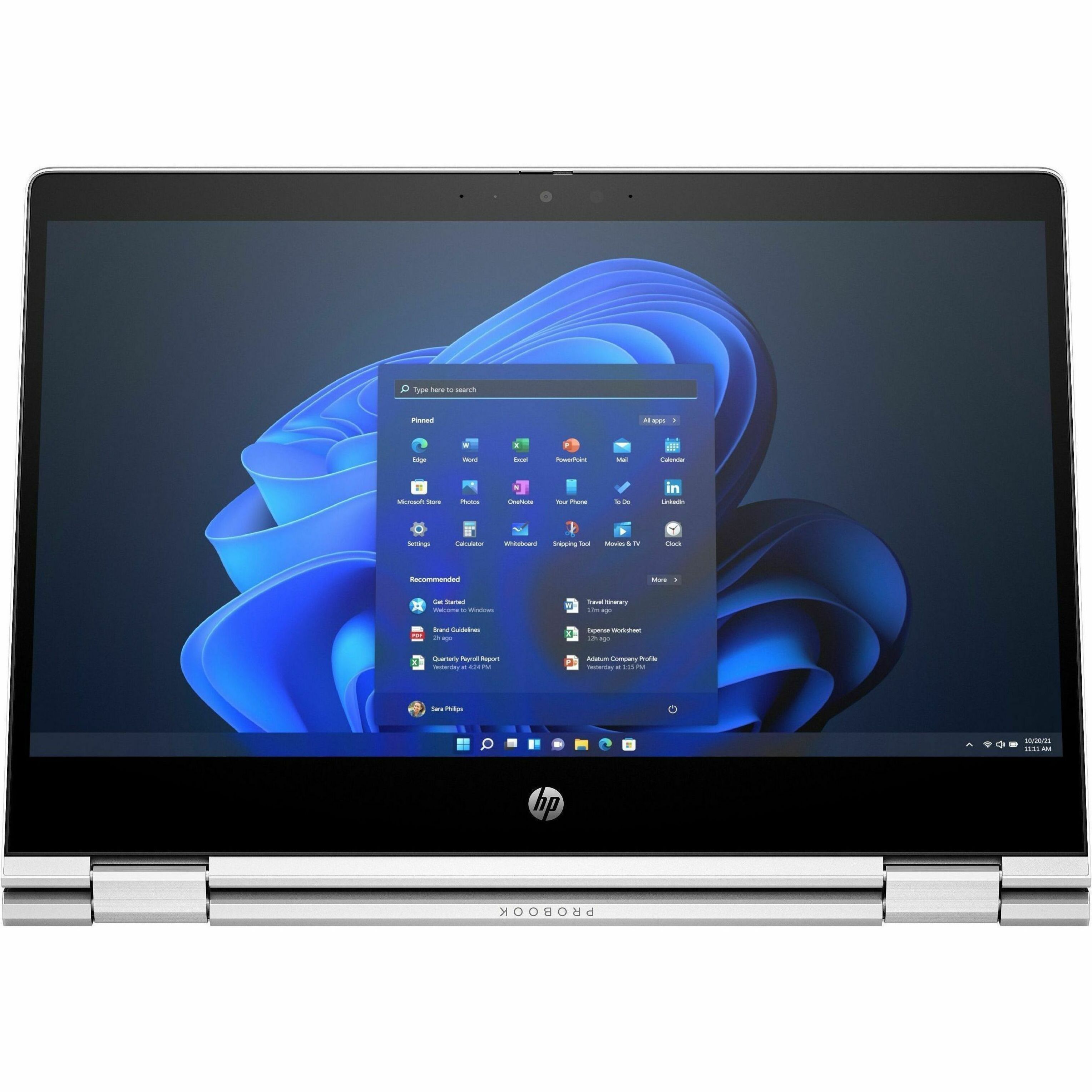 HP Pro x360 435 G10 13.3" Touchscreen Convertible 2 in 1 Notebook - Full HD - 60 Hz - AMD Ryzen 5 7530U - 16 GB - 512 GB SSD - AMD Chip - 1920 x 1080 - AMD - BrightView - IEEE 802.11ax Wireless LAN Standard — alternate image4