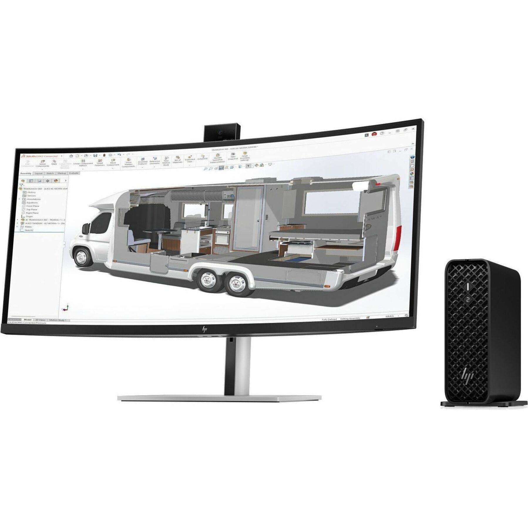 HP Z2 Mini G1i Workstation - Intel Core Ultra 9 285 - 32 GB - 1 TB SSD - Mini PC - Black - Intel W880 Chip - Windows 11 Pro - NVIDIA 8 GB Graphics - English Keyboard - Ethernet - Wireless LAN — alternate image2
