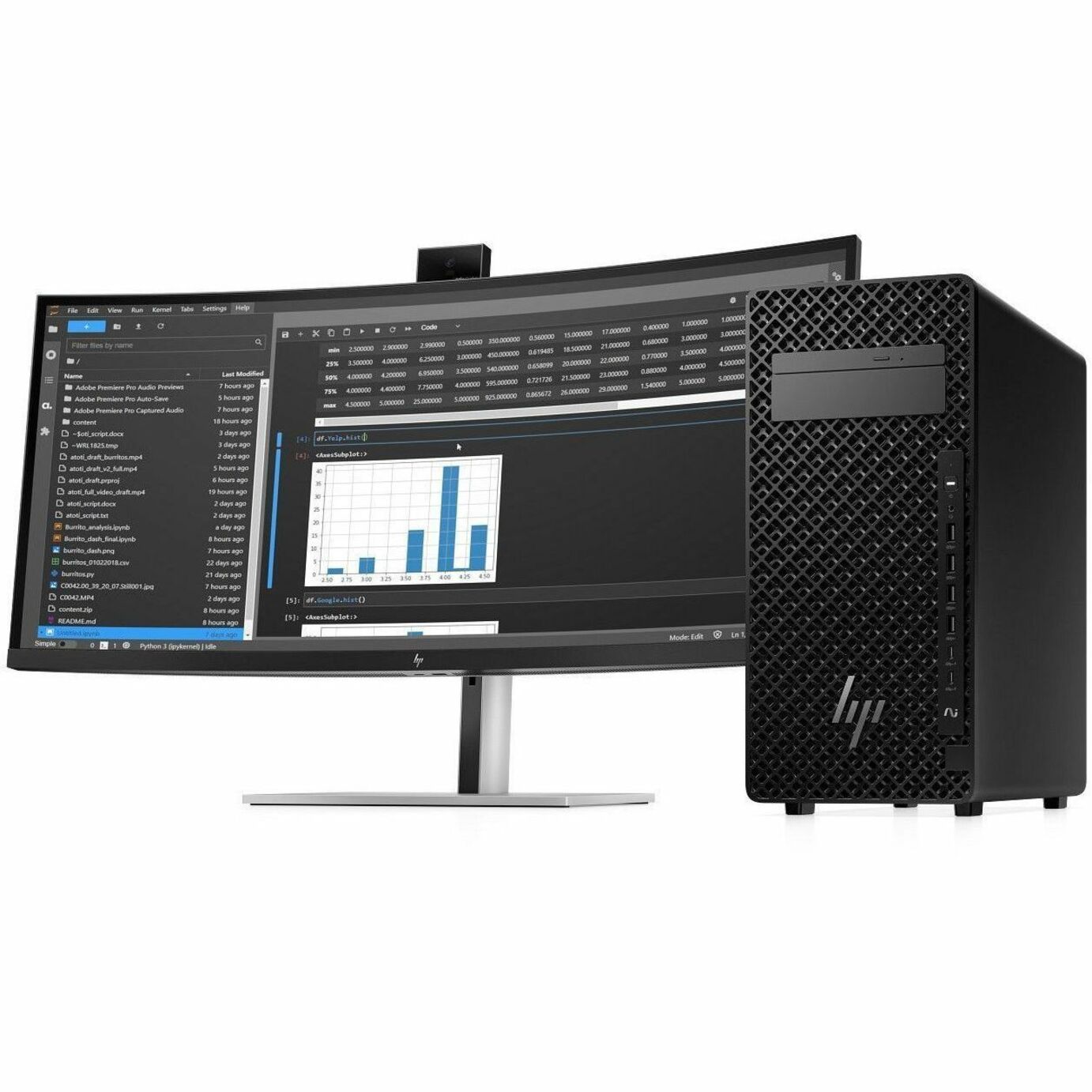 HP Z2 G1i Workstation - Intel Core Ultra 7 265K - 32 GB - 1 TB SSD - Tower - Black - Intel W880 Chip - Windows 11 Pro - NVIDIA 20 GB Graphics - English Keyboard - Ethernet — alternate image4