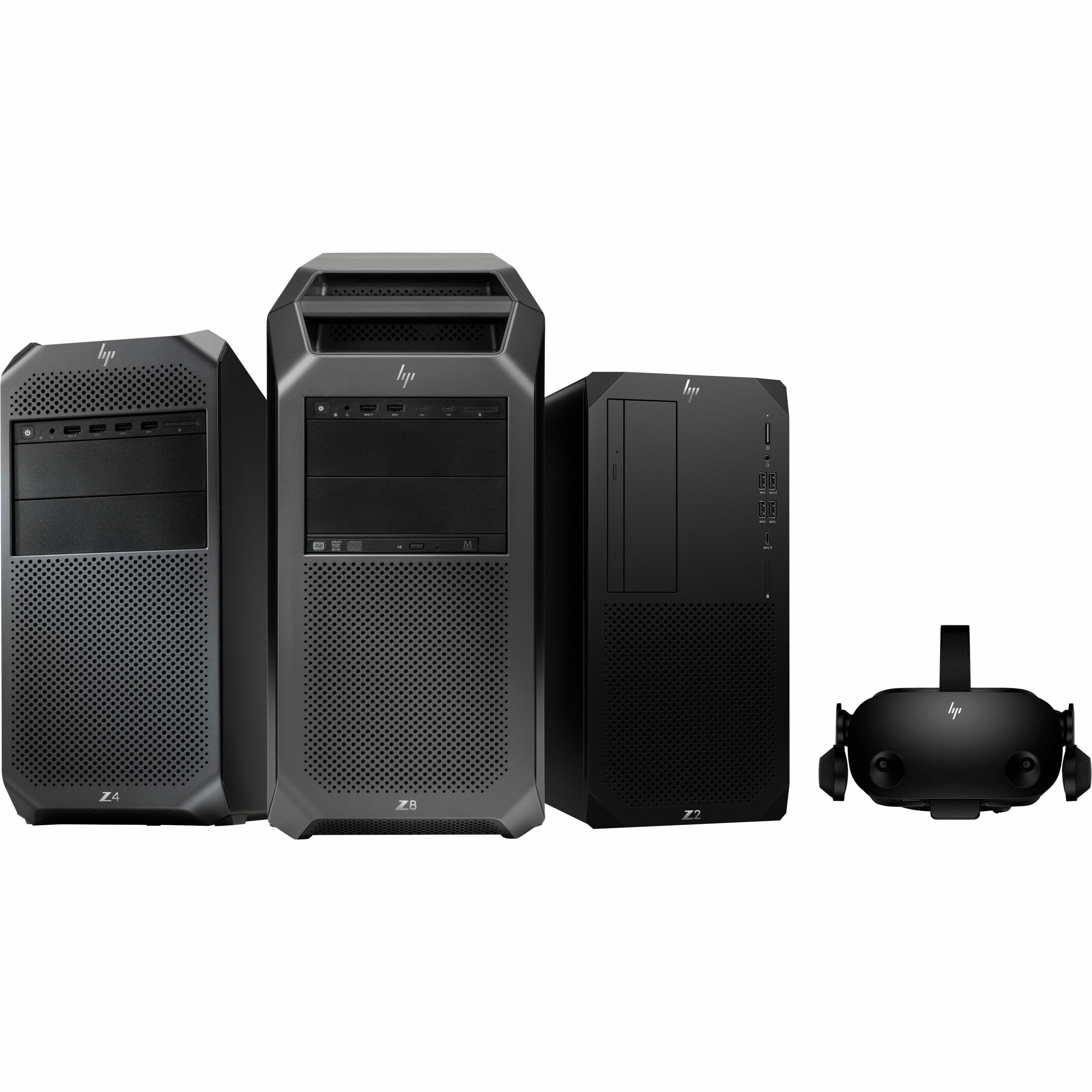 HP Z2 G9 Workstation - 1 x Intel Core i9 14th Gen i9-14900 - 32 GB - 512 GB SSD - Tower - Black - Intel W680 Chip - Serial ATA/600, NVMe Controller - 0, 1 RAID Levels - Gigabit Ethernet — alternate image1