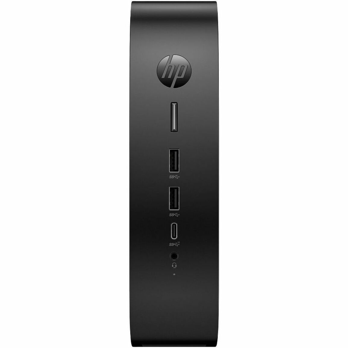HP Elite t755 Thin Client - AMD Ryzen Embedded V2546 Hexa-core (6 Core) 3 GHz - TAA Compliant - AMD Chip - 32 GB RAM DDR4 SDRAM - 256 GB SSD - Gigabit Ethernet - HP ThinPro - DisplayPort - Network (RJ-45) - 7 Total USB Port(s) - 2 USB 2.0 Port(s) - USB Type-C - 90 W — frontmaximum