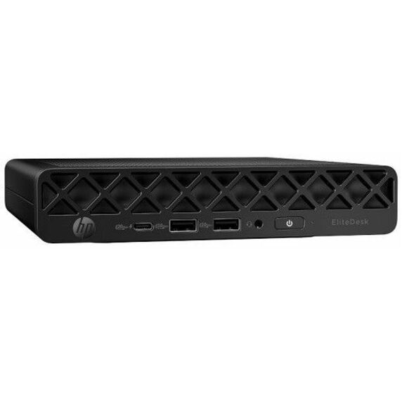 HP EliteDesk 8 G1i Desktop Computer - Intel Core Ultra 7 265T - vPro Technology - 64 GB - 1 TB SSD - Desktop Mini - Jack Black - Intel Q870 Chip - Windows 11 Pro - Intel DDR5 SDRAM - English Keyboard - IEEE 802.11be Wireless LAN - 90 W