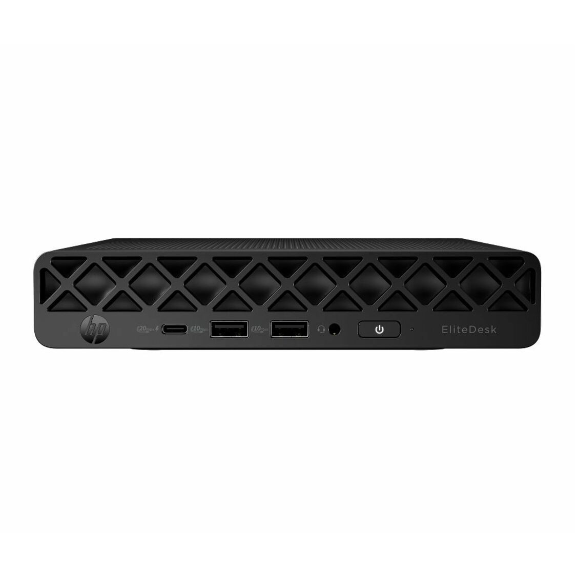 HP EliteDesk 8 G1i Desktop Computer - Intel Core Ultra 5 235T - vPro Technology - 16 GB - 512 GB SSD - Desktop Mini - Jack Black - Intel Q870 Chip - Windows 11 Pro - Intel DDR5 SDRAM - English Keyboard - IEEE 802.11be Wireless LAN - 90 W